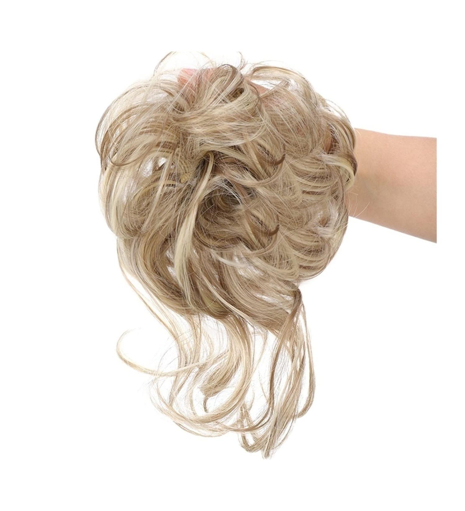 Messy Bun Hair Piece for Women Pieces Curly Chignon Donut Scrunchie for Women Messy Bun Hair Piece Synthetic Tousled Updo Hair Buns Extension Elastic Hair Band Hair Fake Hair Accessories for Women 18H613 - Buy Online on GoSupps.com