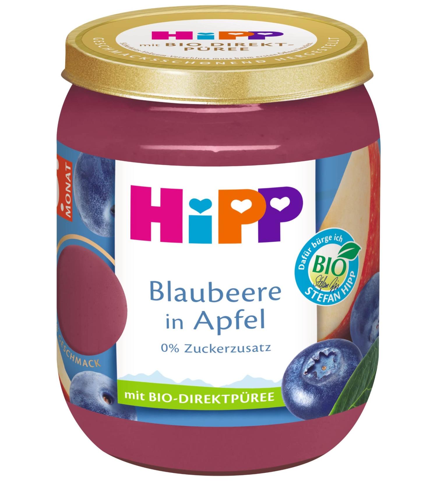 HiPP Premium Fruits 160g DA41013 Blueberry/Apple 160g 160g Blueberry/Apple