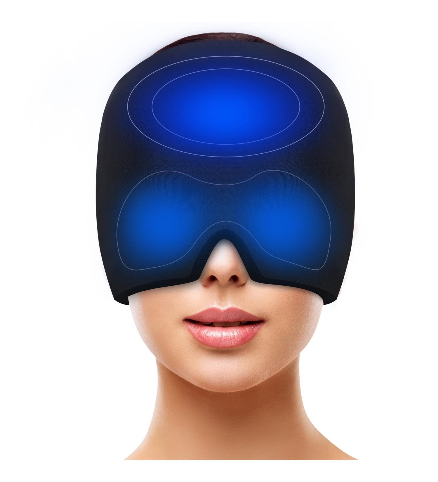 Migraine Ice Head Wrap Gel - Headache Relief Cap for Tension, Puffy Eyes & Muscle Pain - Buy Online on GoSupps.com
