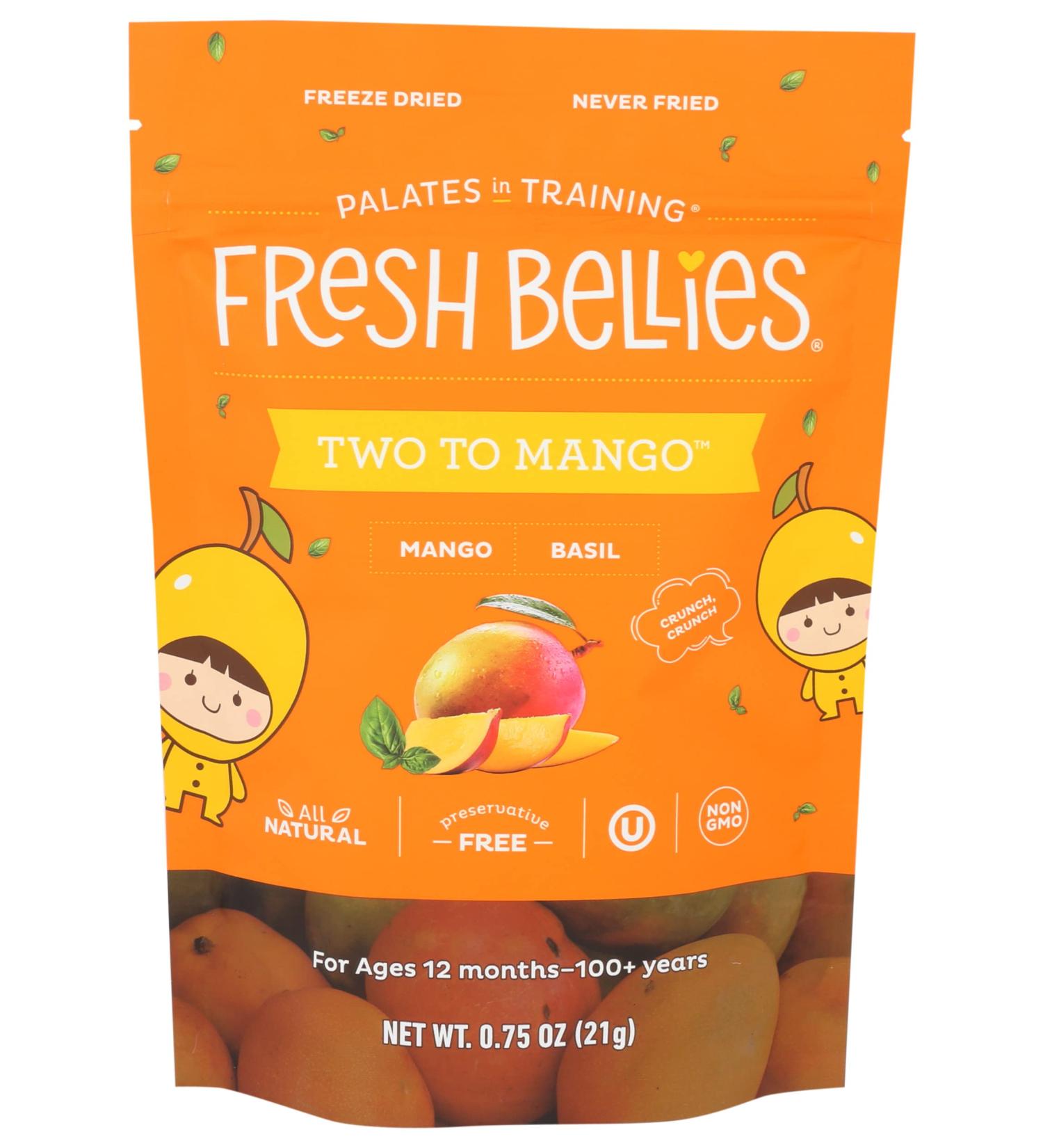 Fresh Bellies Toddler Treat - Two to Mango (Case of 6) - Nutrient-Rich Snack for Kids - Buy Online on GoSupps.com