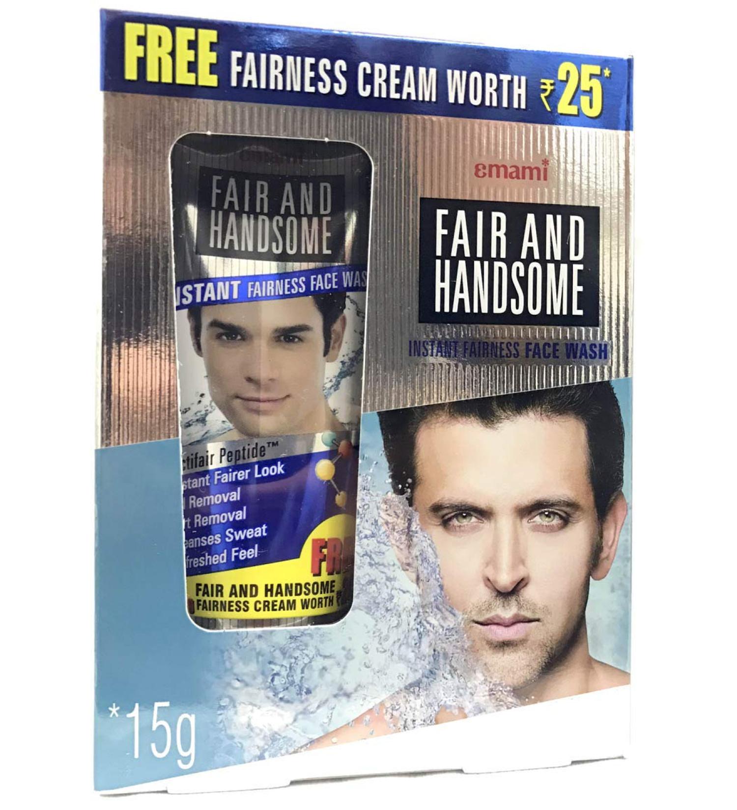 Emami Fair & Handsome Face Wash And Cream Combo - Buy Online on GoSupps.com