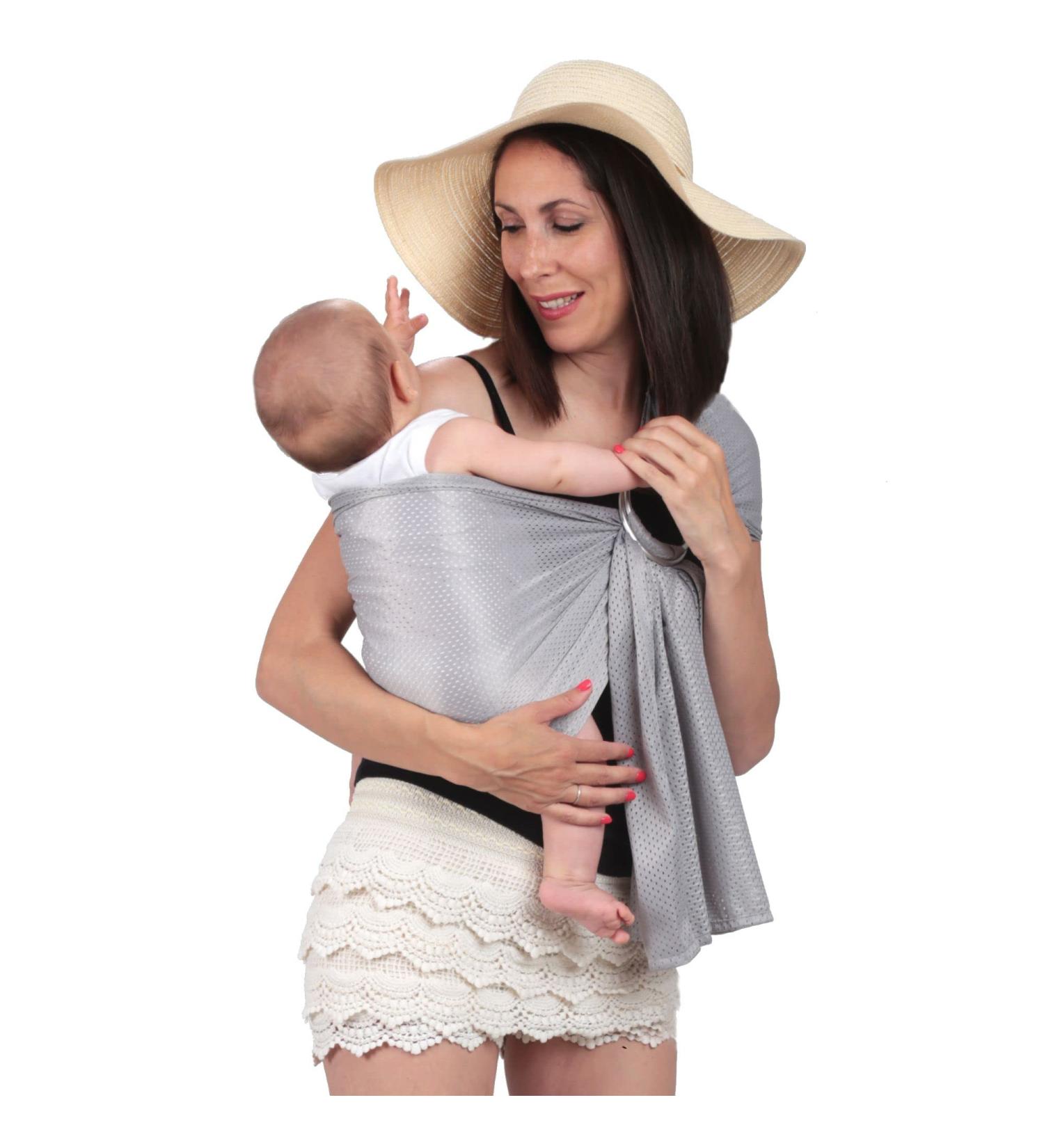 Amarsupiel Baby Water Carrier | Ergonomic Baby Shoulder Belt | Ultra-Fast Dry | Oekotex Certified Made in Spain | Gray - Buy Online on GoSupps.com