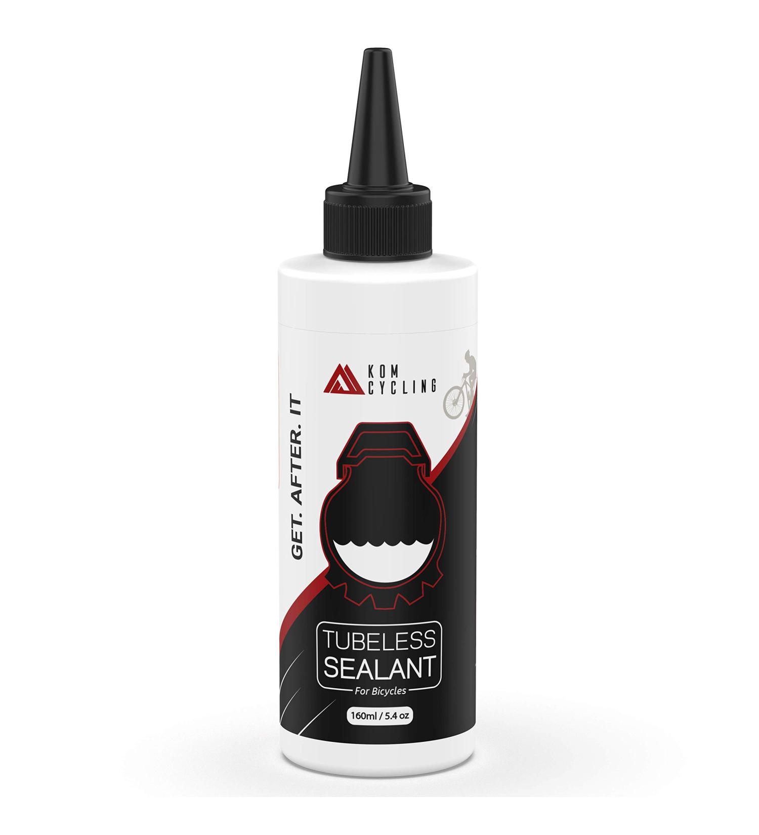 KOM Cycling Tubeless Tire Sealant for Bicycles - 500ml Fast Repair Sealant - Compatible with Sealant Injector - Tubeless Tire Repair Tool Included - Buy Online on GoSupps.com