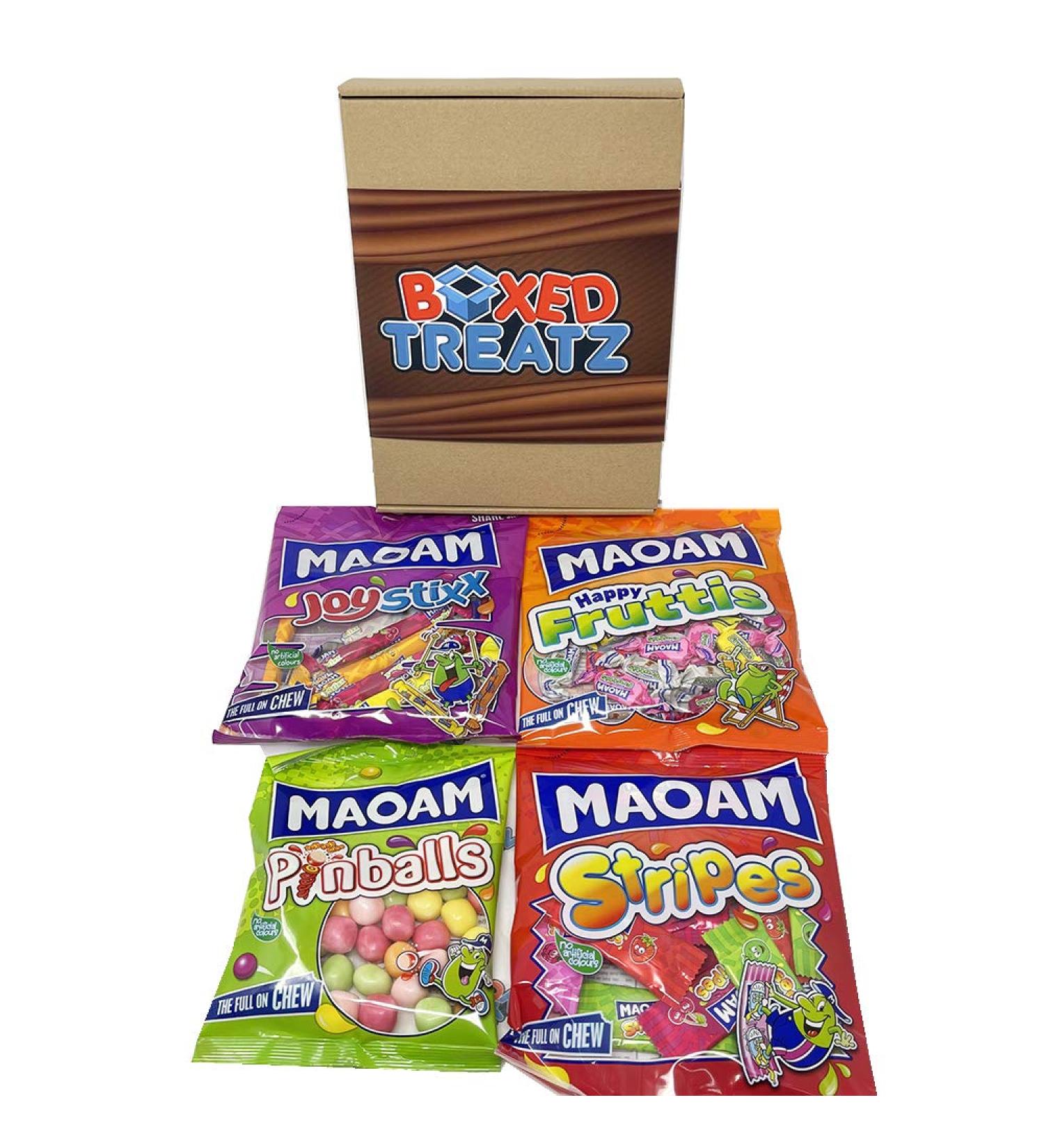Maoam Sweet Gift Box Maoam Bags 140g Sweets Mix Gift Box Chews Gift Box Sweet Maoam Lovers Selection Gift Box of 4 Boxed Treatz - Buy Online on GoSupps.com