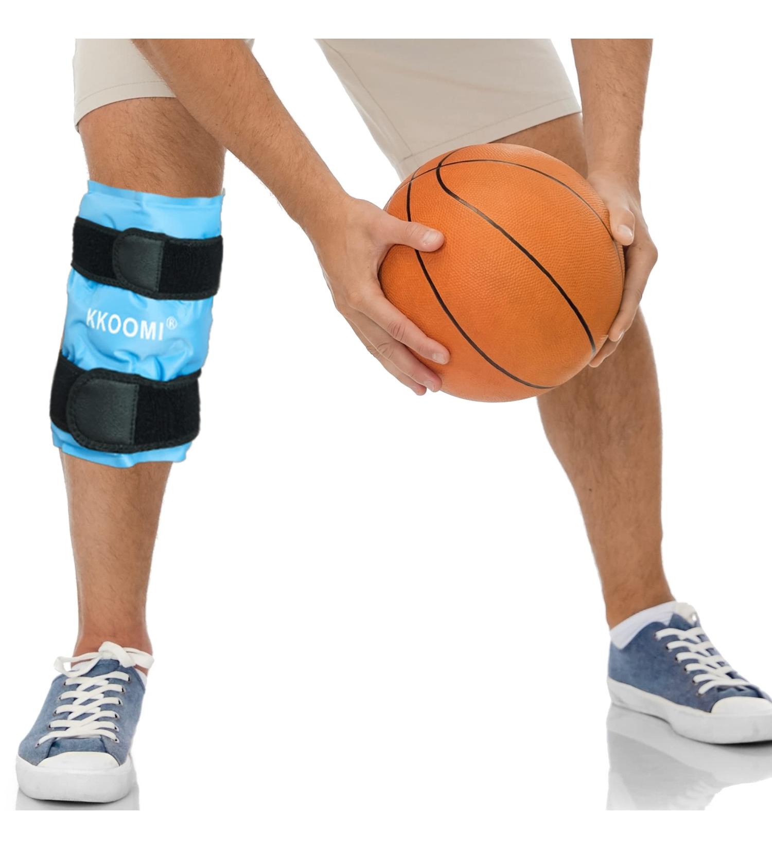KKOOMI Knee Brace Support Ice Pack - Pain Relief, Injuries, Swelling, Arthritis, Meniscus Tear - Cold Compress Therapy for Knee Replacement Surgery - Reusable Gel Wrap for Men and Women - Buy Online on GoSupps.com