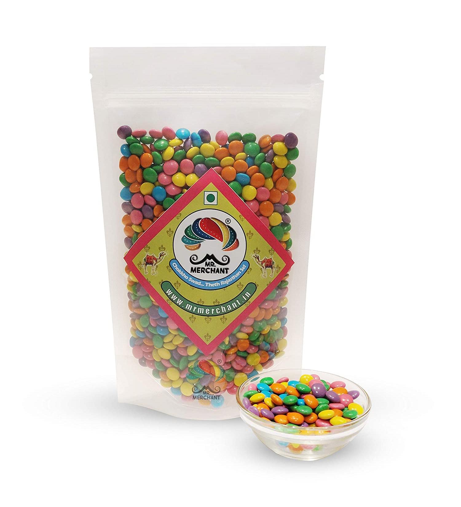 Mr. Merchant Gems Chocolates (Chocolate Buttons) 400g_Packing May Vary