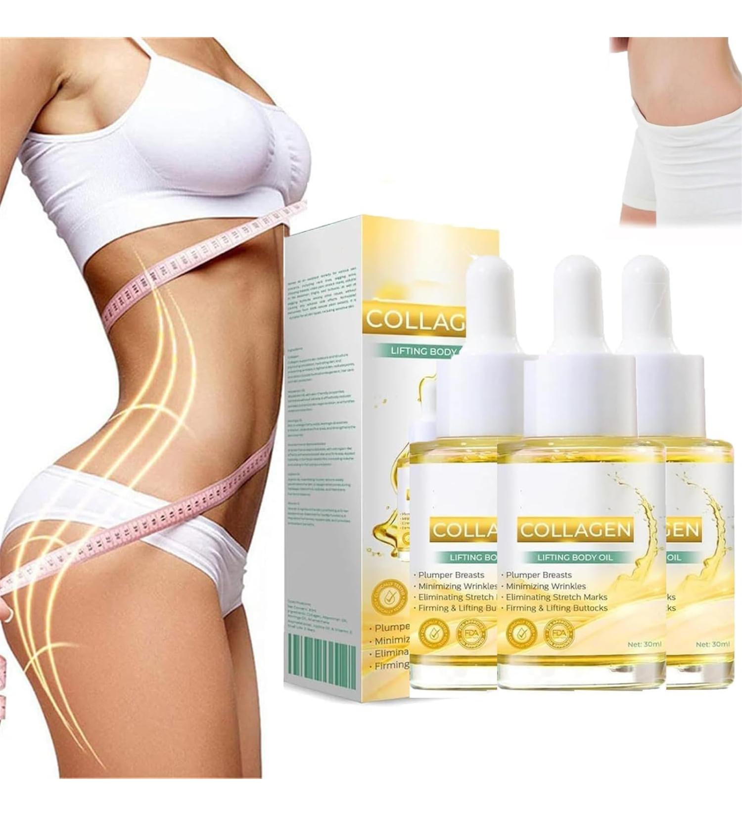 Collagen Fibrillar Oil Natural Body Treatment Oil Skin Lifting Body Oil Beauty Lady Collagen Lifting Body Oil Collagen Oil for Skin Firming - Buy Online on GoSupps.com