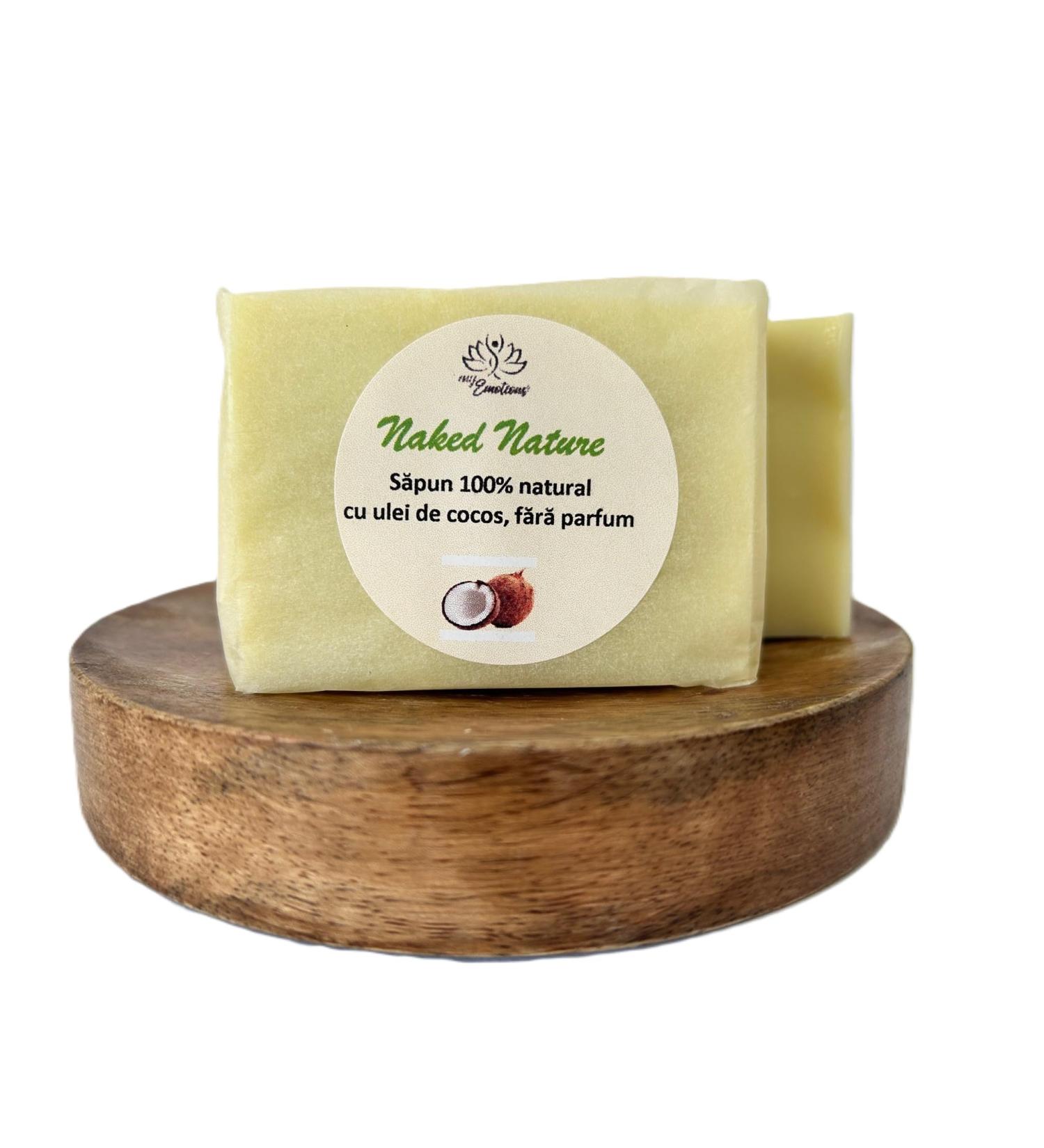 my Emotions Naked Nature Handmade Natural Soap with Coconut Oil Unscented - Buy Online on GoSupps.com