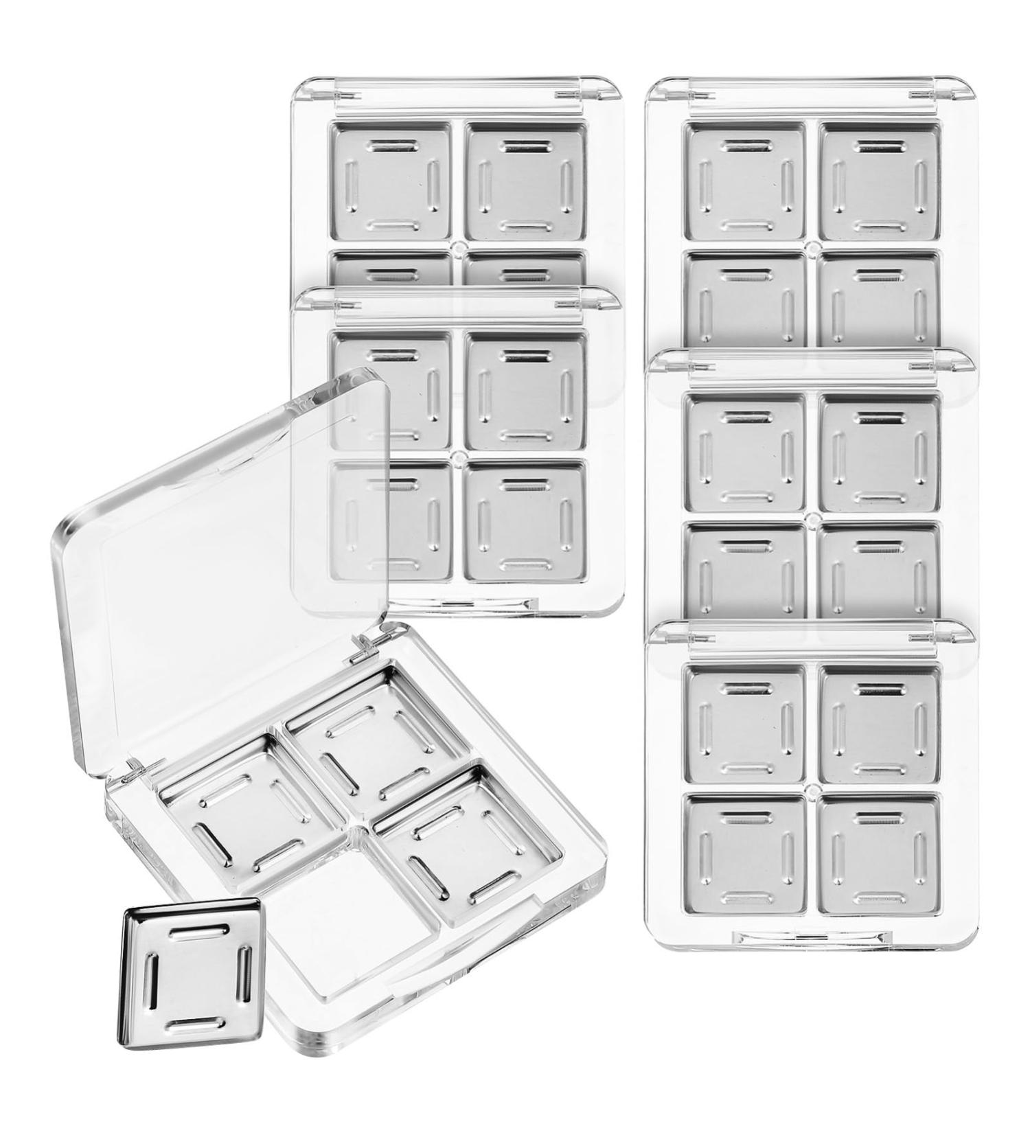 FOMIYES 6 Pcs Transparent Square Eye Shadow Box Empty Lip Palette Depotting Makeup Containers Plastic - Buy Online on GoSupps.com