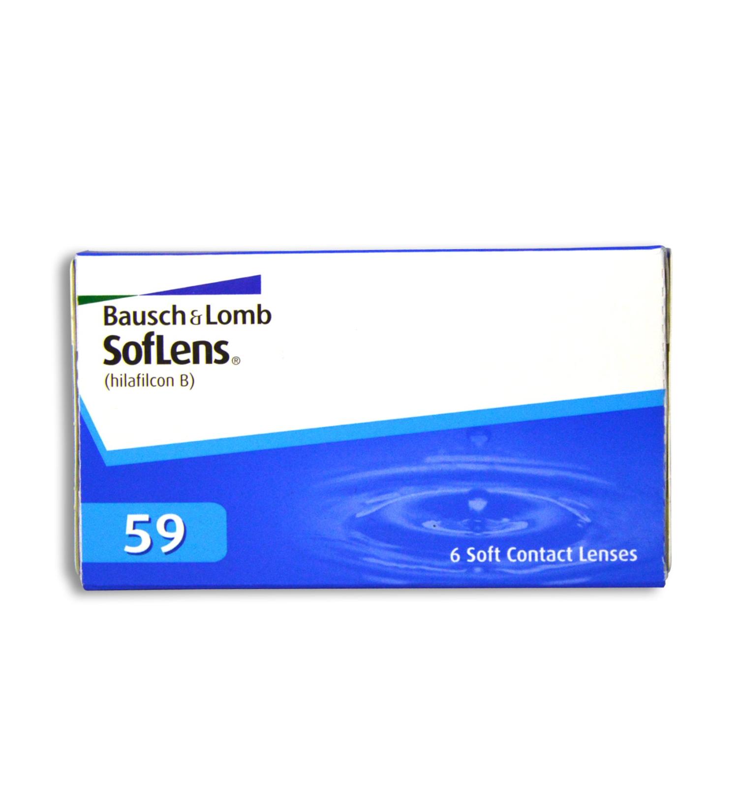 Bausch & Lomb SofLens 59 monthly lenses-- 1.00