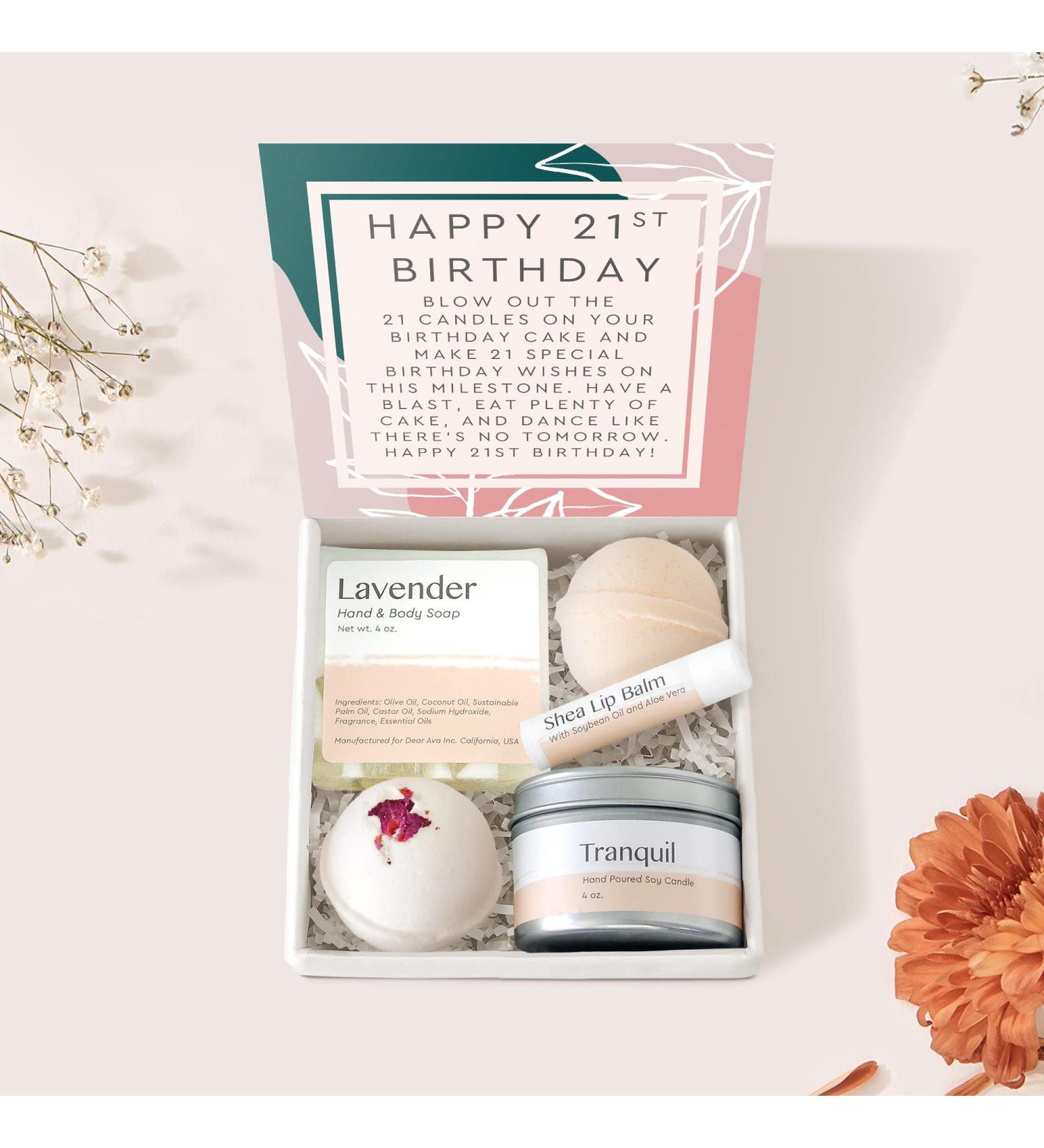 21st Birthday Gift Box Set | Heartfelt Card & Jewelry | Perfect International Gift - Buy Online on GoSupps.com