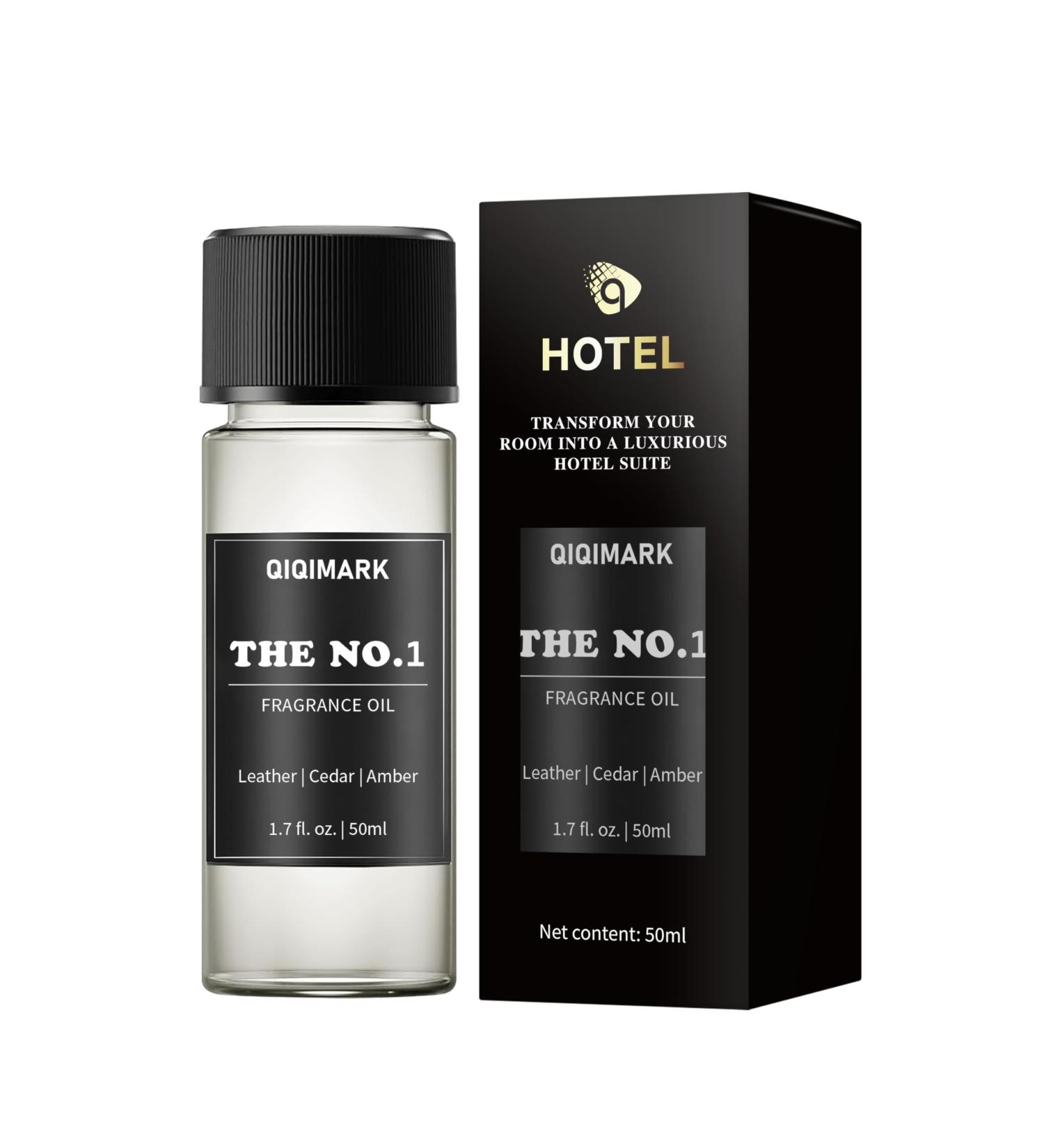 QIQIMARK HOTEL Diffuser Oil The NO.1 Luxury Hotel Scent Sandalwood Oud Wood & Leather Notes Natural-Derived Essential Oil Aromatherapy Fragrance Oil Refill 50 ml (1.7 Fl Oz) - Buy Online on GoSupps.com