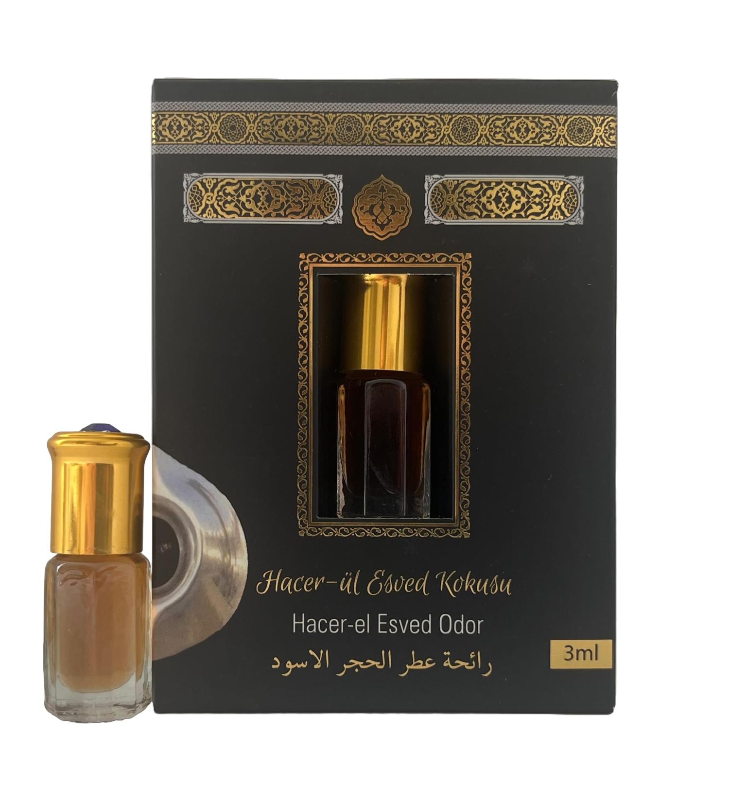 Islamic Attar Perfume Oil Concentrated Ramadan Gift Alcohol Free Oud Eid Gift Islamic gift for him Mecca Makkah Black Stone (Makkah Black Stone Oud) - Buy Online on GoSupps.com