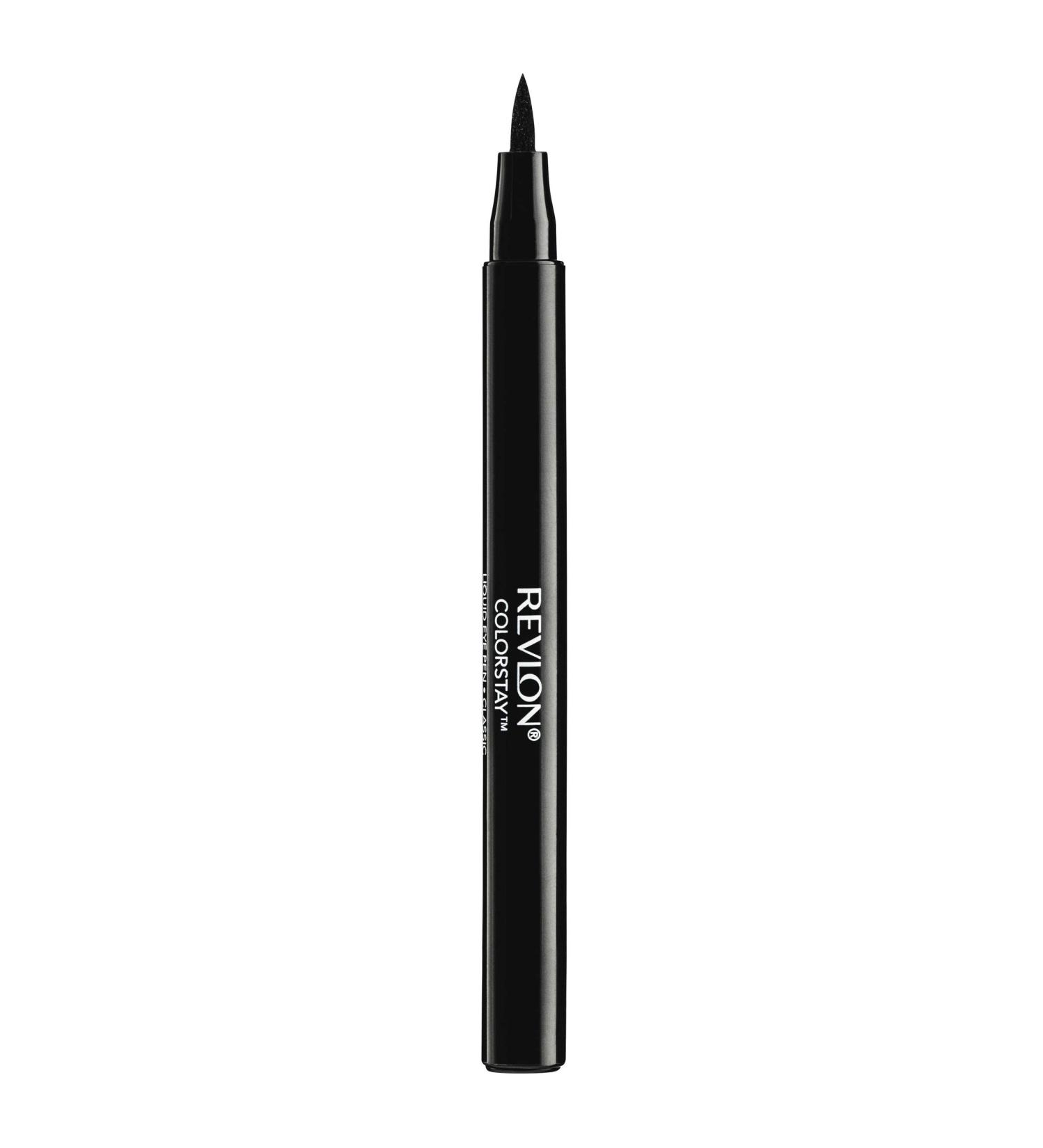 REVLON PROFESSIONAL ColorStay Liquid Eye Pen Eyeliner #001 Blackest Black - 1.6g | Long-Lasting Waterproof Eye Makeup | International Shipping - Buy Online on GoSupps.com