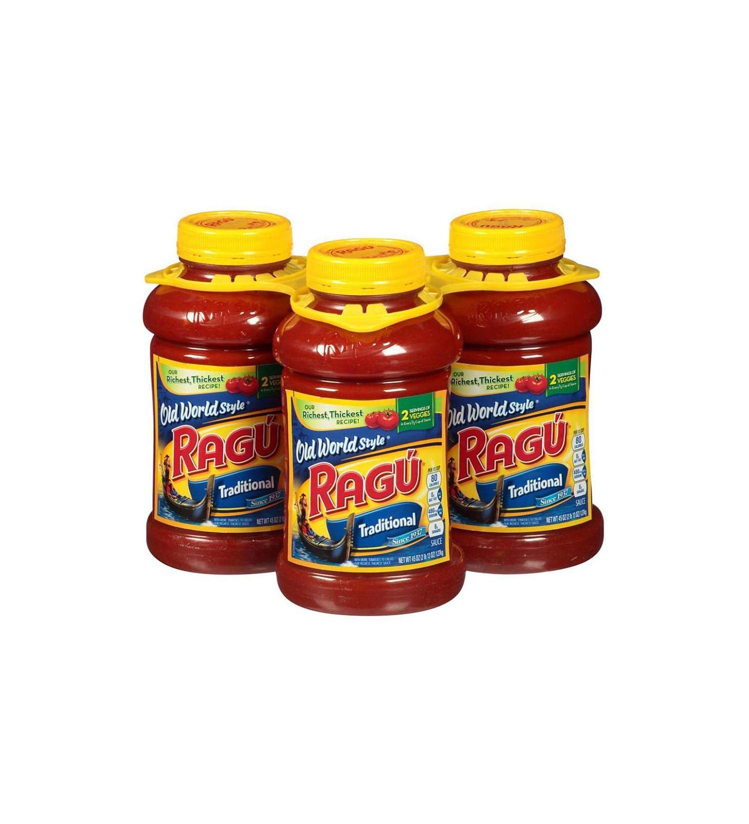 Ragu Traditional Spaghetti Sauce, 3 ct./45 oz. traditional 2.81 Pound (Pack of 3)