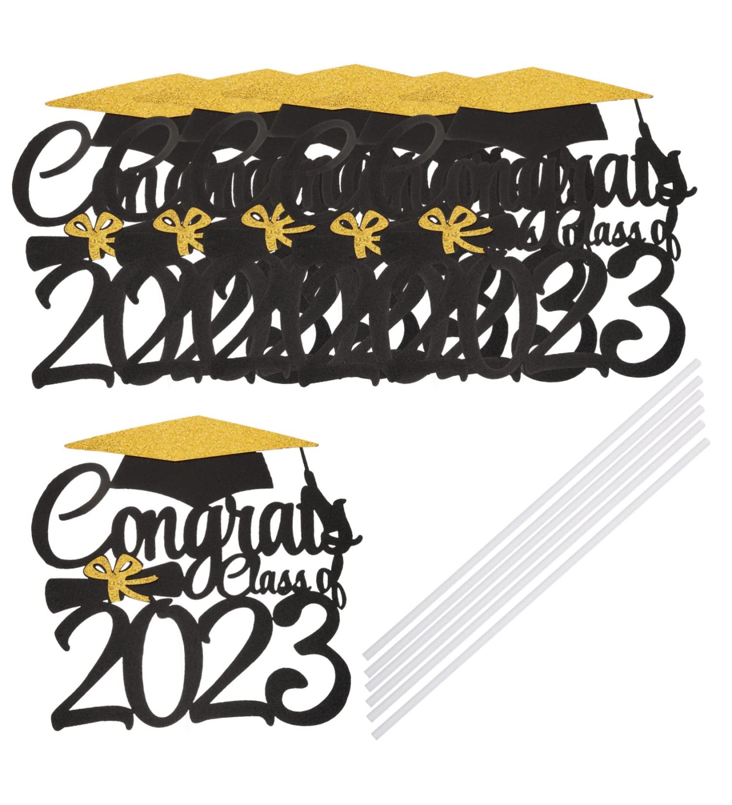 IMIKEYA 6pcs 2023 Graduation Cake Decorating Cupcake Decorating Class a Customs 2022 Graduation Cake Picks Graduation Cake Decorations 2023 Graduation Cupcake Party Supplies Make up As Shown 15x14.3cm - Buy Online on GoSupps.com
