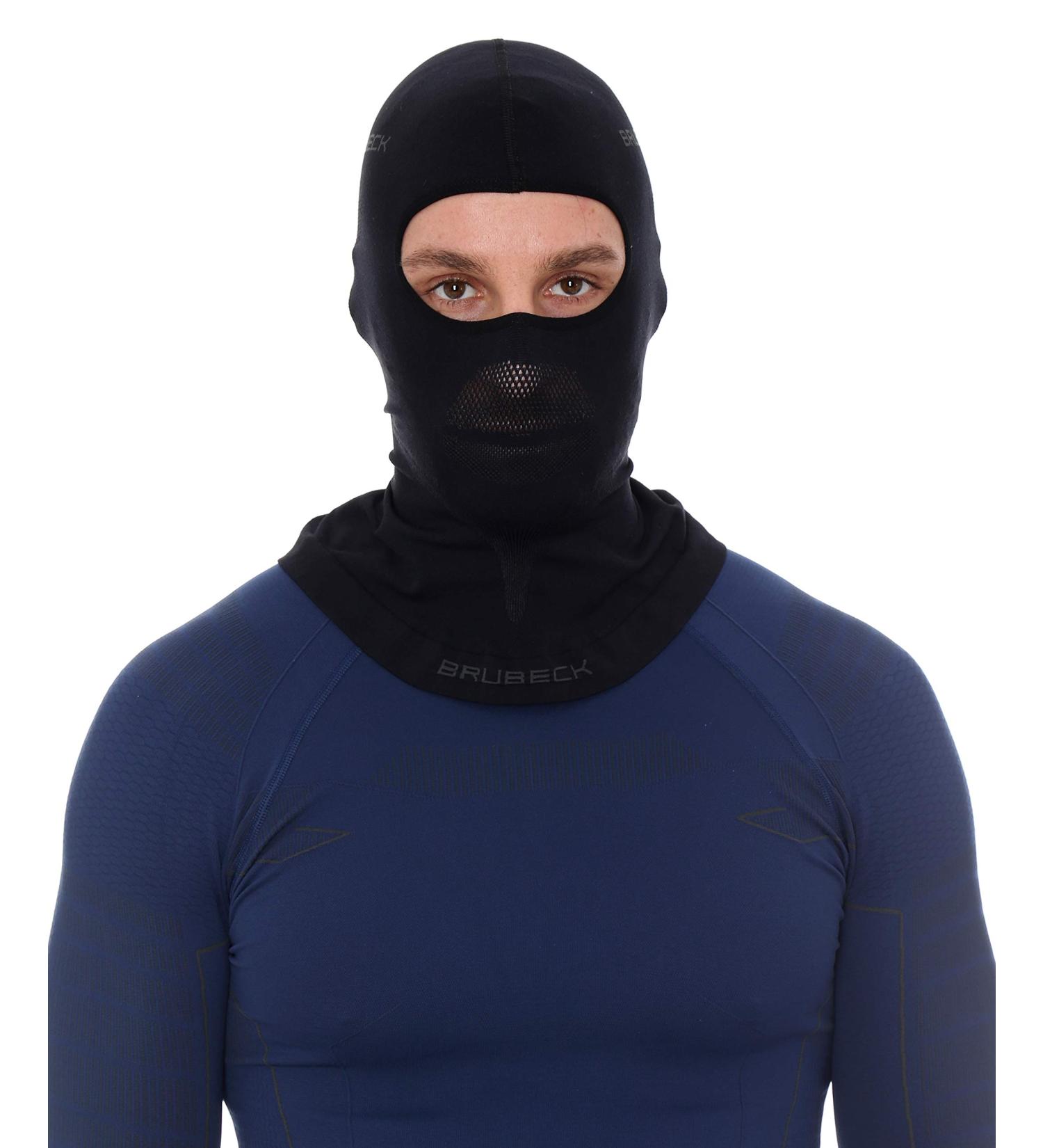 BRUBECK Functional Balaclava - Premium Face Mask for Skiing & Motorcycling | KM00010A L-XL Black - Buy Online on GoSupps.com