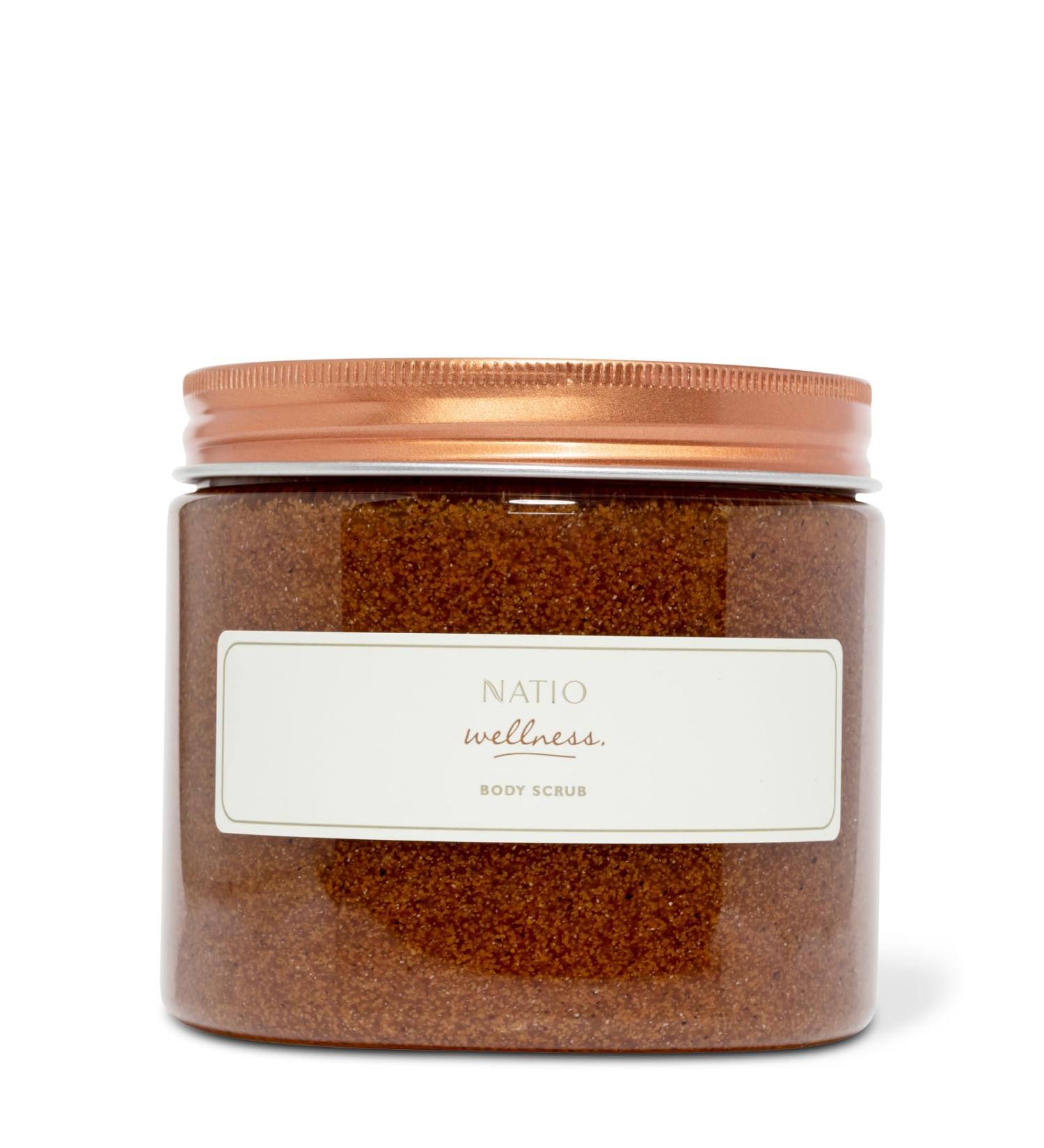 Natio Wellness Body Scrub - Exfoliating Body Scrub with Walnut Aloe & Chamomile | 15.87 oz - Microbead-Free Body Exfoliator for Smooth Skin - Buy Online on GoSupps.com