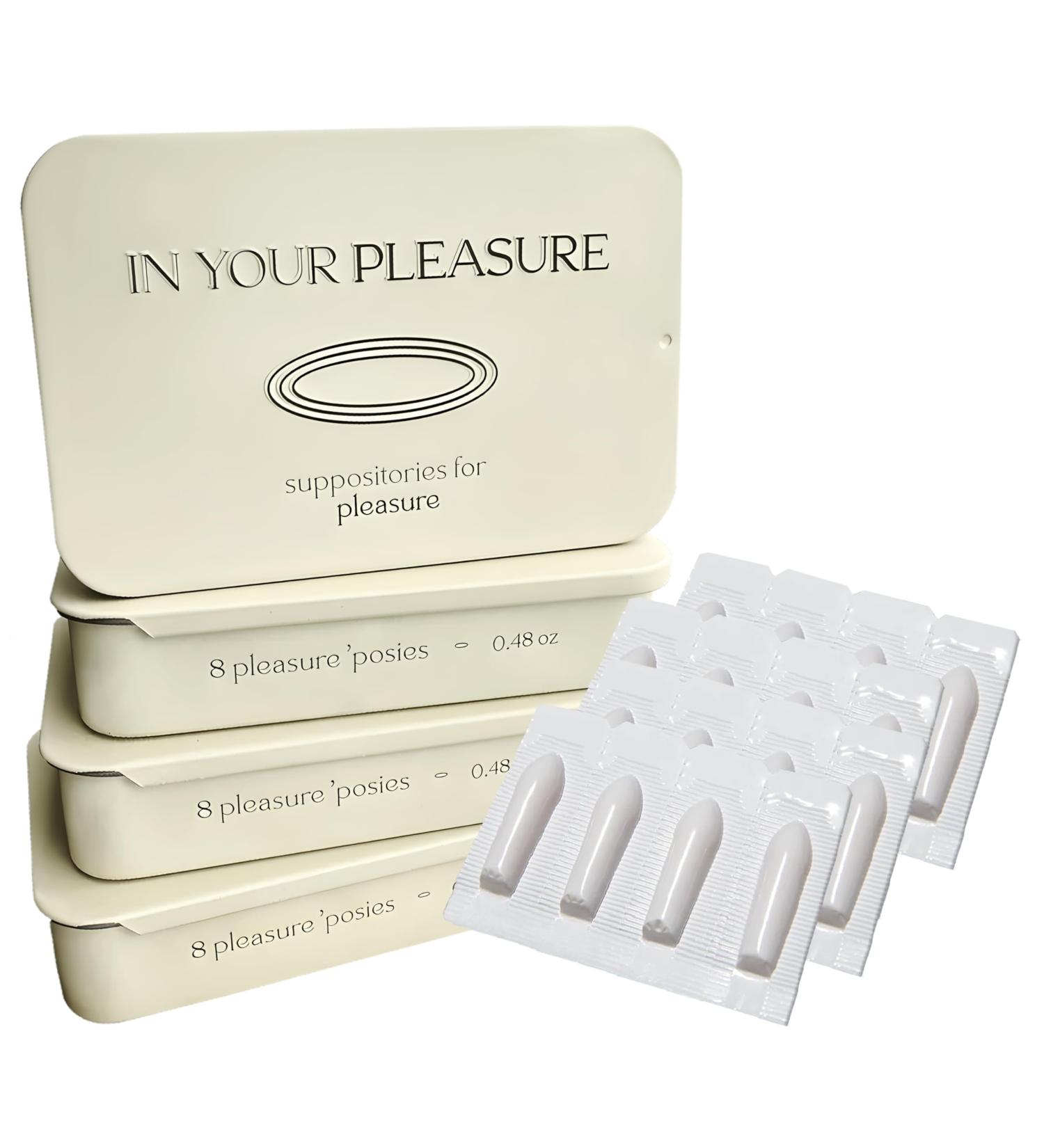 All-Natural Moisturizing Vaginal Suppositories | Rapid Relief for Dryness | Squalene Vitamin E & Coconut Oil | 8 Count - Buy Online on GoSupps.com