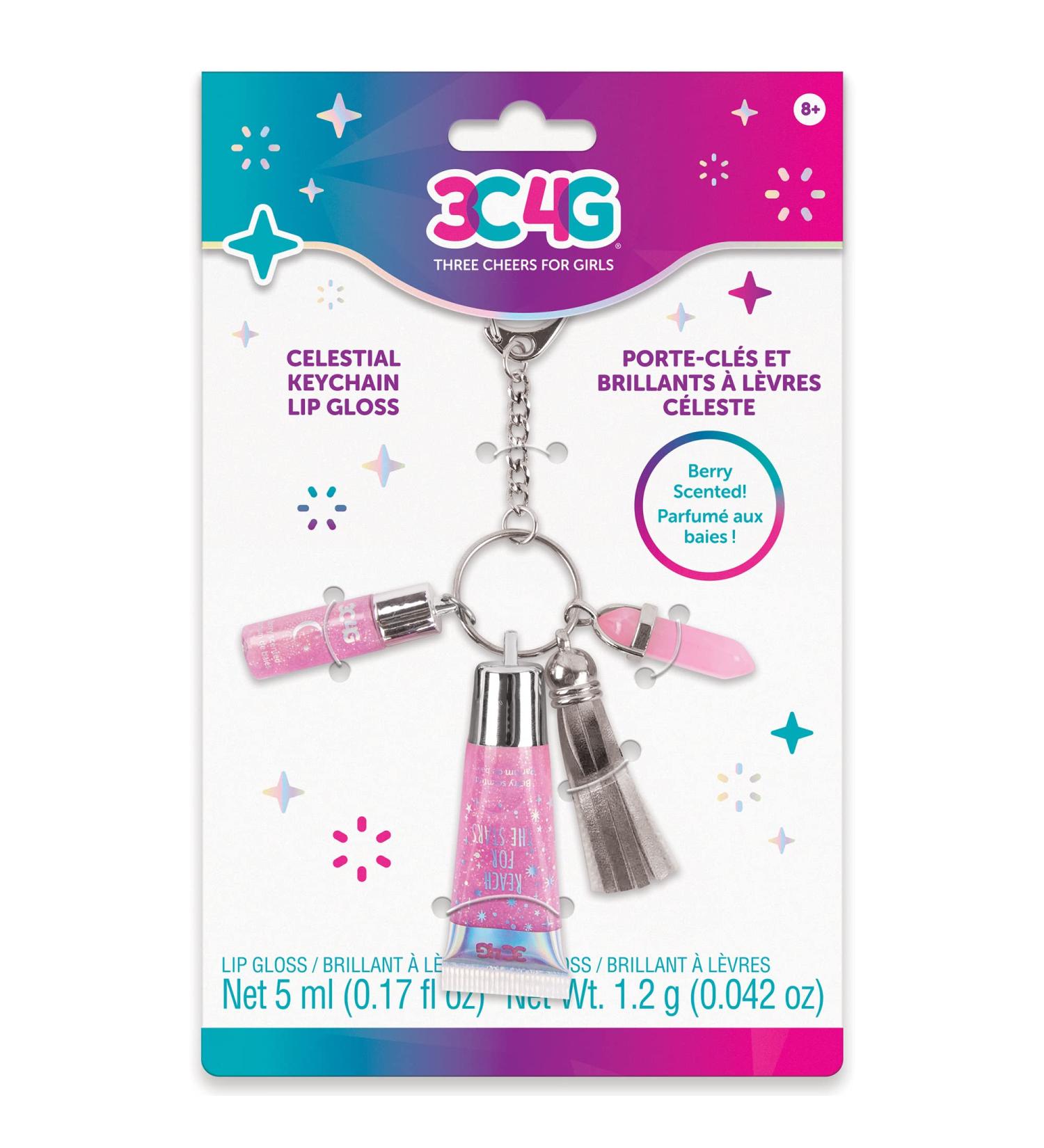 Buy 3C4G Celestial Keychain Lip Gloss - Berry Flavor & Lavender Tint | Shimmery Finish | Ages 8+ | Fast International Shipping - Buy Online on GoSupps.com