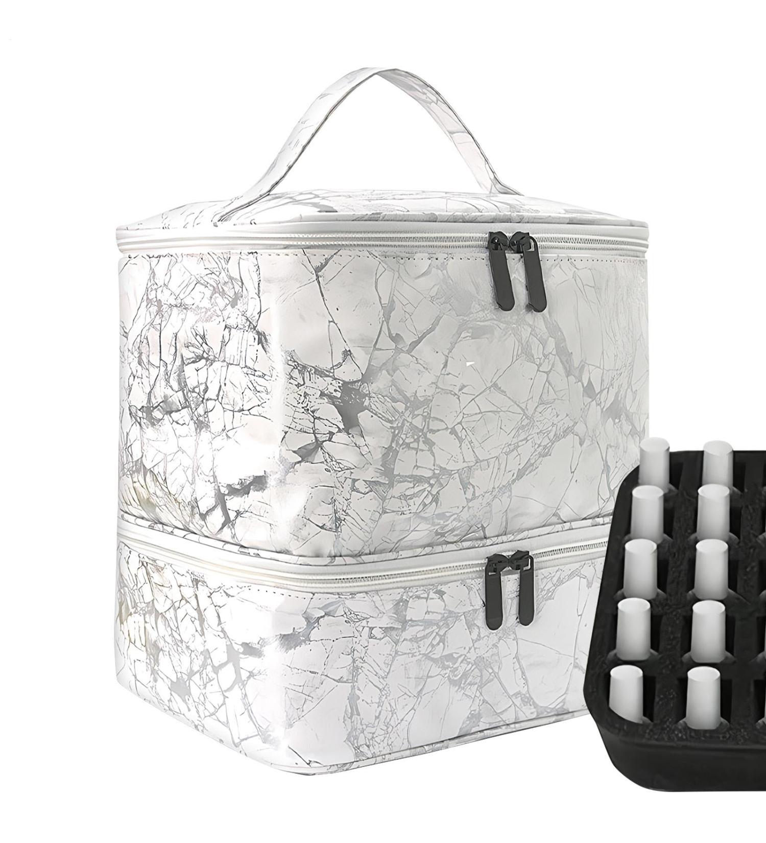  tui ongles pour vernis ongles - Rangement double de manucure de grande capacit l ger et l ger pour lampe de voyage portable As - Image Consulte la descripci n Voir description - Buy Online on GoSupps.com