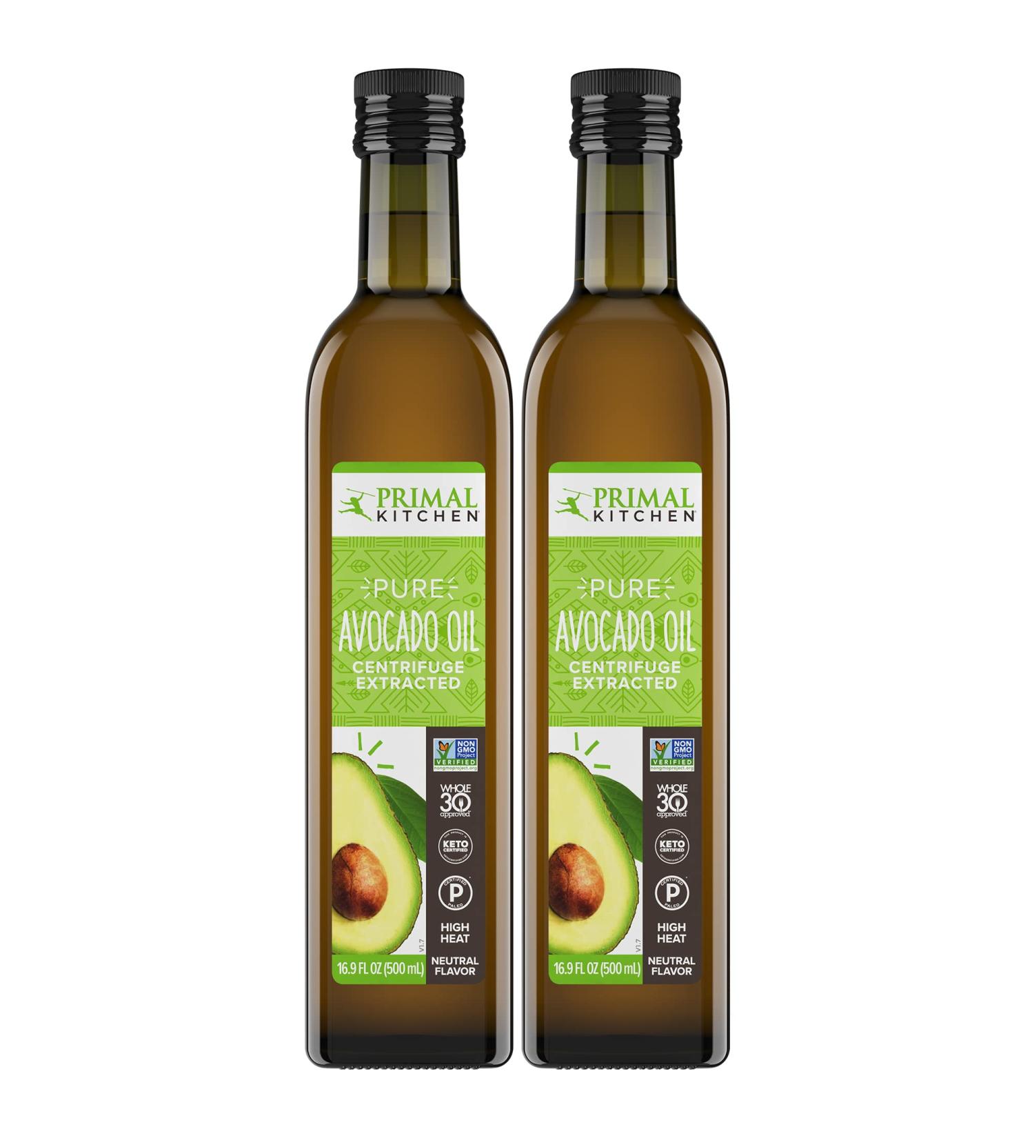 Primal Kitchen Avocado Oil 16.9 Fl Oz - Whole30 & Paleo Approved, Keto Certified - Pack of 2 - Buy Online on GoSupps.com