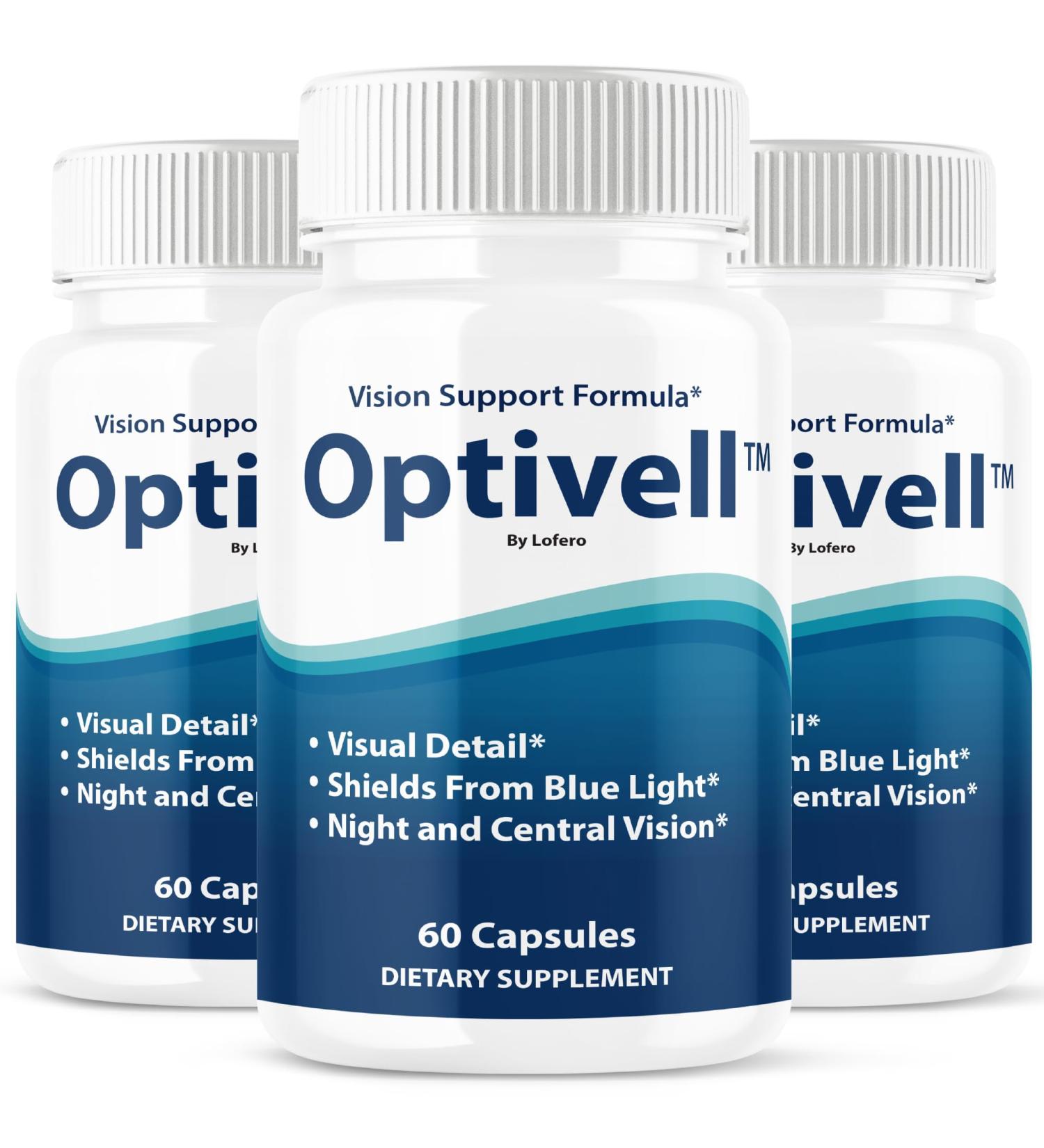 (3 Pack) Optivell Eye Capsules Optivel Pills Vitamins Eye Care Wellness Supplement Healthy Eyesight Retina Sharper Vision Support Formula Clear Eyes Ocular Comfort Health Visual Balance (180 ct) - Buy Online on GoSupps.com