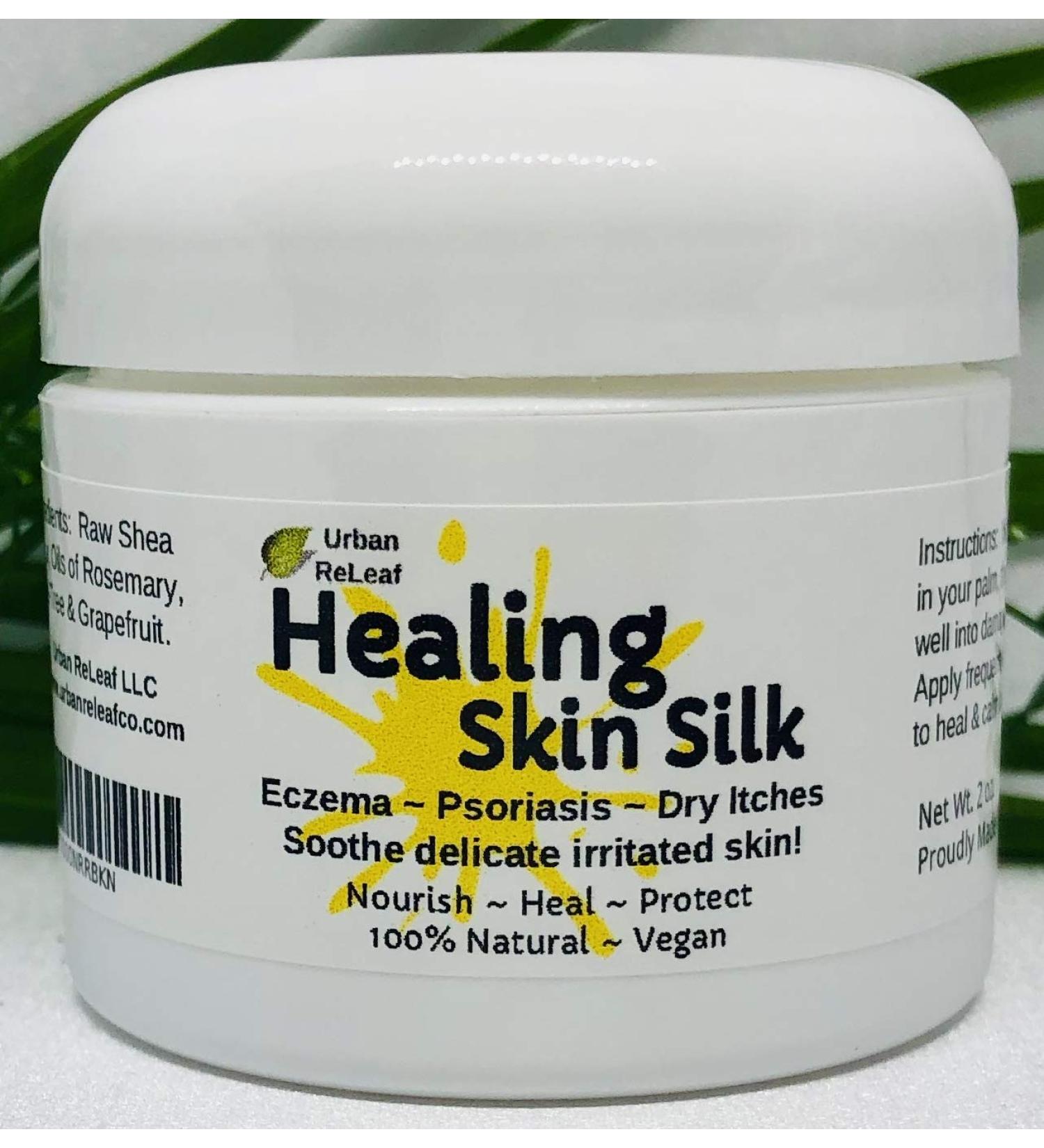 Urban ReLeaf Healing Skin Silk - Nourishing Balm for Dry Itchy Skin | Natural Shea Butter & Essential Oils | Made in USA - Buy Online on GoSupps.com