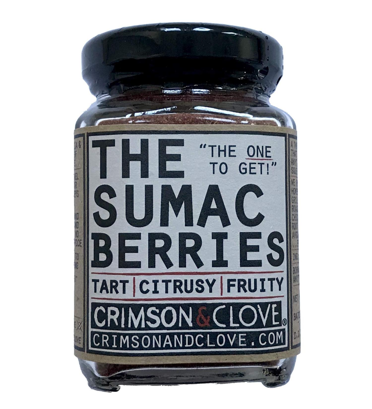 Organic Ground Sumac Berries - 2.7 oz. by Crimson and Clove - Buy Online on GoSupps.com