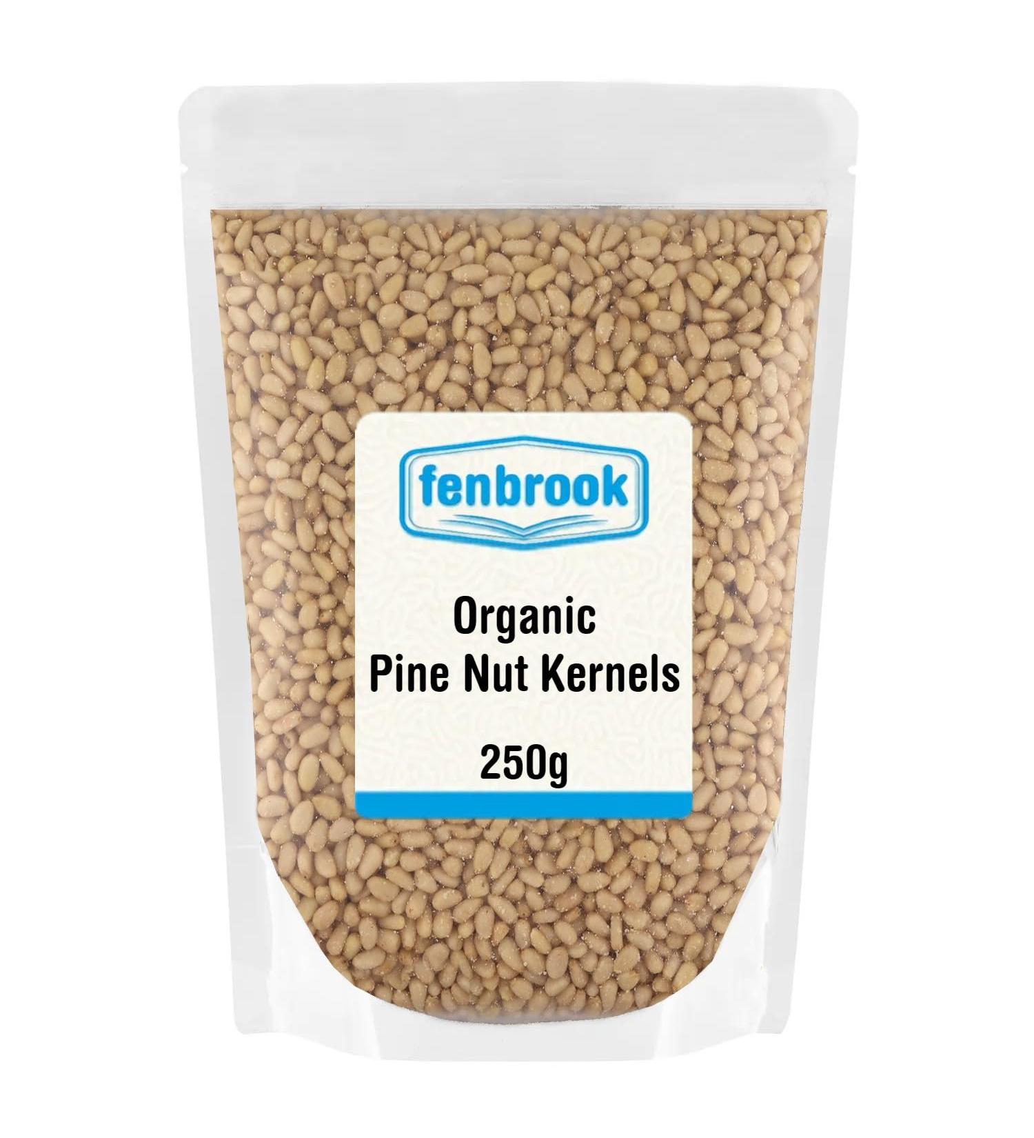 Organic Pine Nut Kernels 250g | Certified Organic by Fenbrook Organic - Buy Online on GoSupps.com