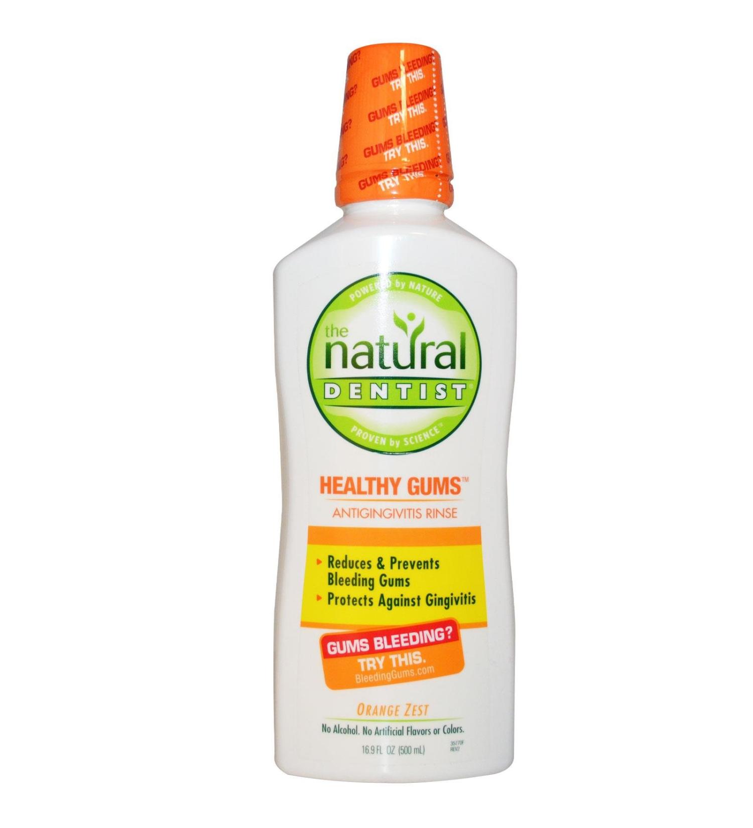 THE NATURAL DENTIST Orange Healthy Gums Oral Rinse  16.9 FZ