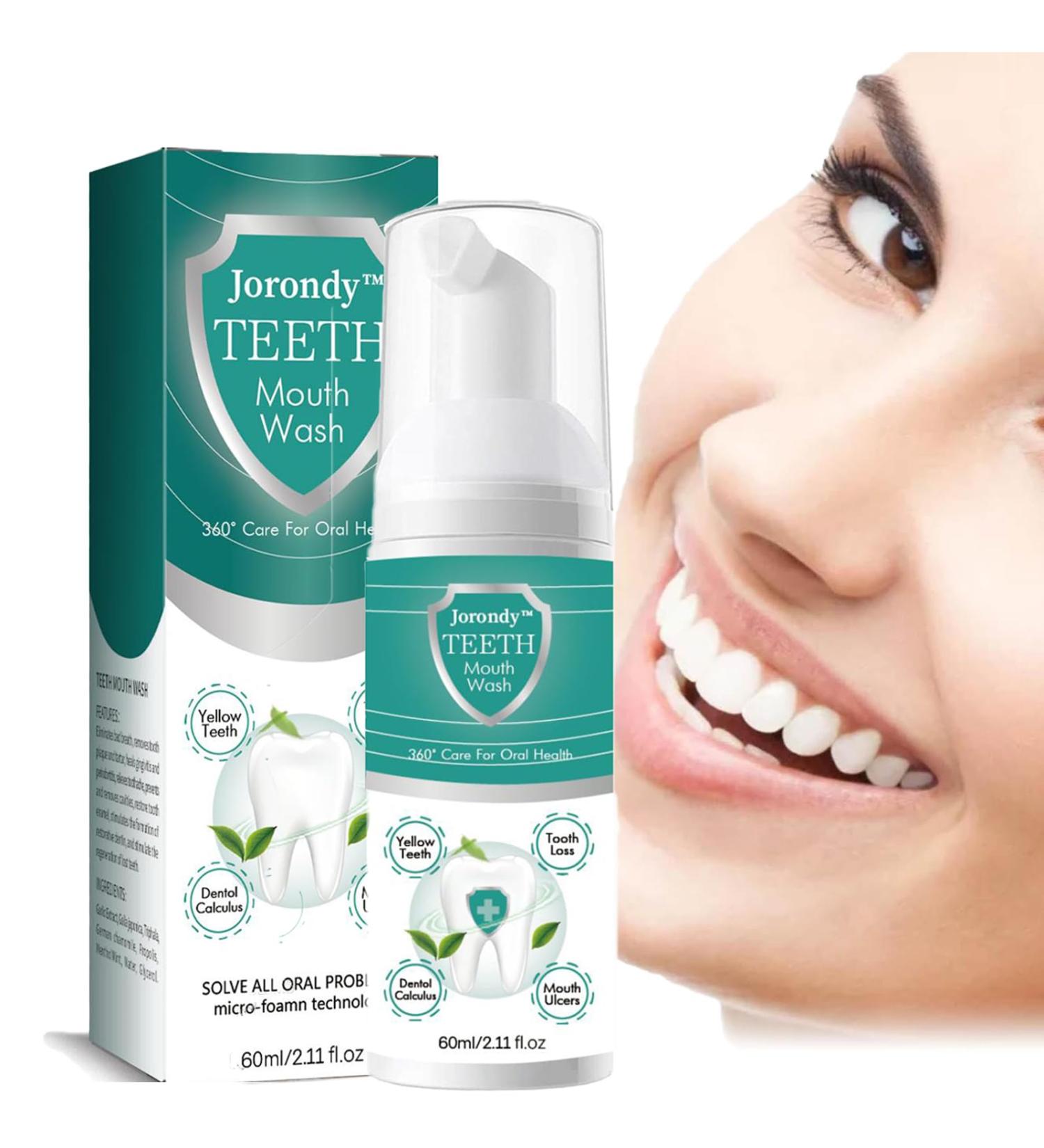 Hudros Mouthwash for Teeth - Total Care Herbal Oral Repair Foam | Awzlove Teeth Solutions | International Shipping Available - Buy Online on GoSupps.com