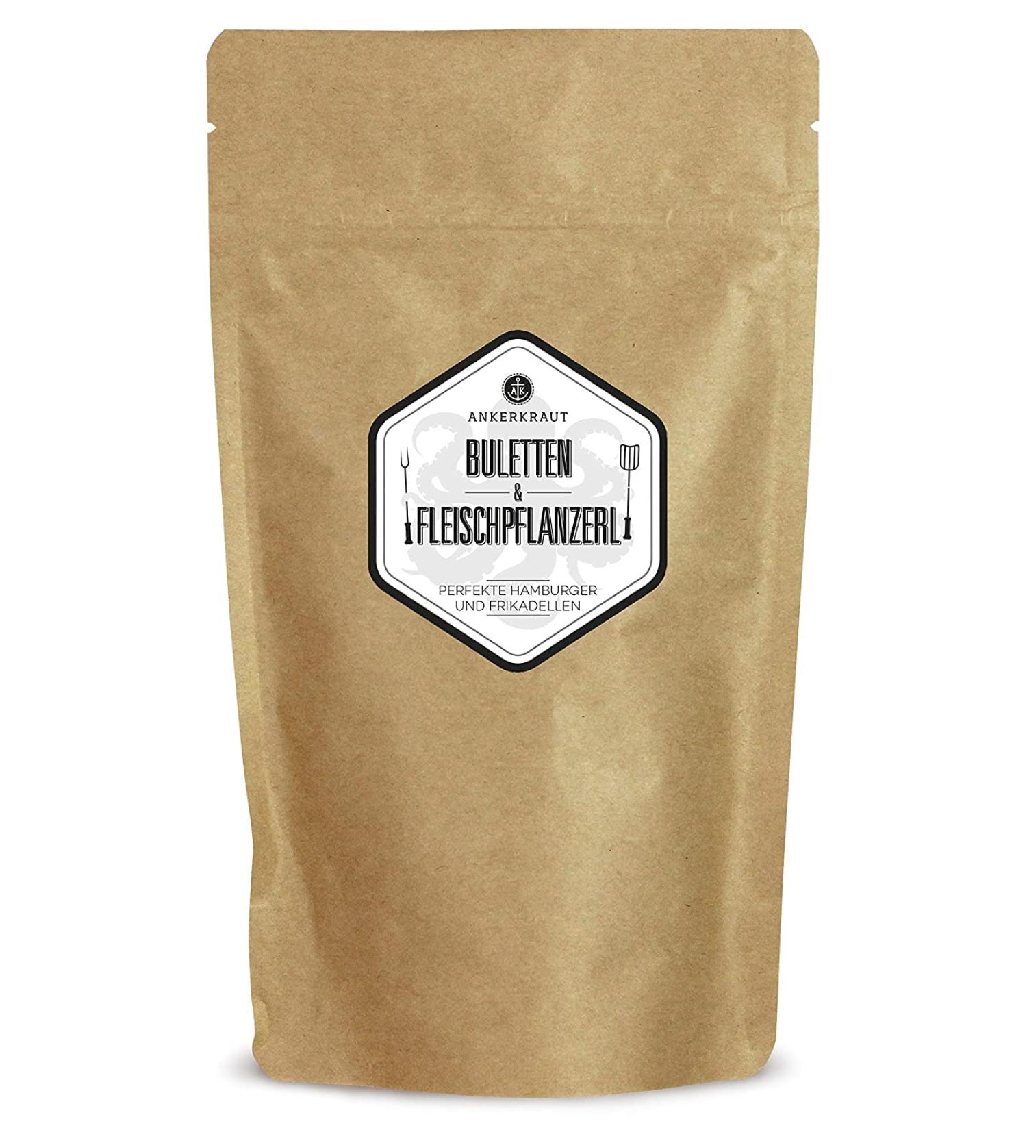 Ankerkraut Buletten & Fleischpflanzerl Spice Mix for Meatballs | 250g Aroma-Tight Bag - Perfect for Delicious Meatballs! - Buy Online on GoSupps.com