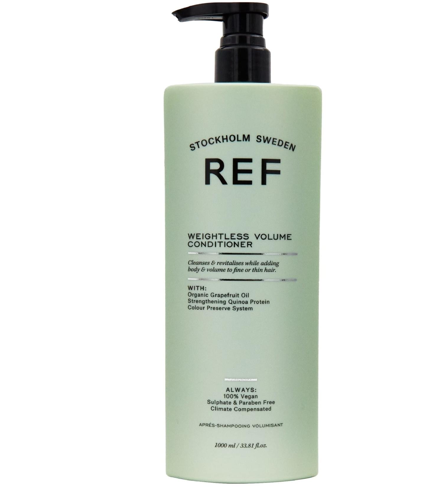 Ref Weightless Volume Conditioner 1000ml - Light & Nourishing Hair Care for Fine Hair | Natural Extracts Protect & Strengthen - Buy Online on GoSupps.com