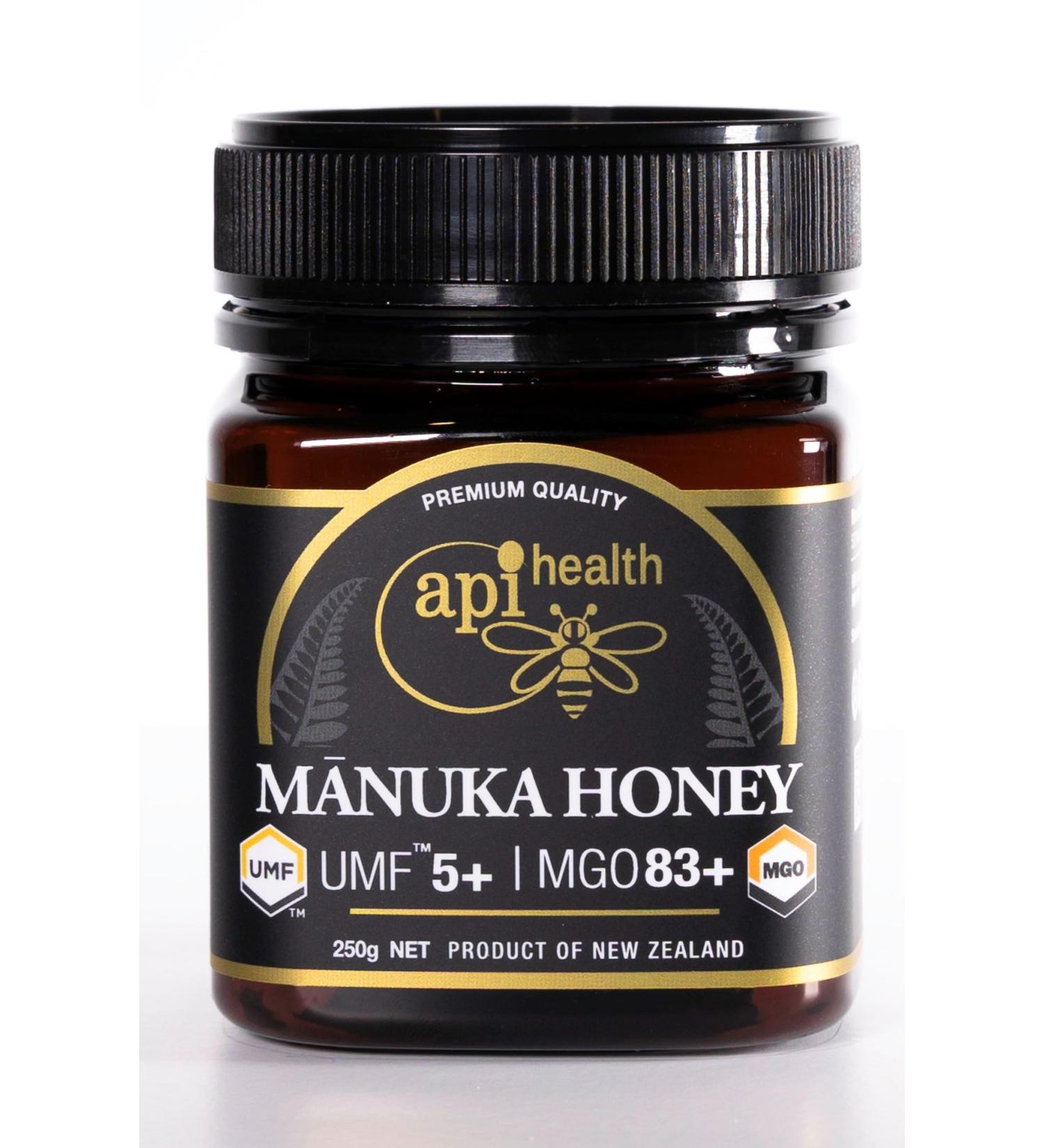 Buy Manuka UMF 5+ Honey (MGO 83) 0.55 lb - Raw Natural & Authentic - International Shipping Available - Buy Online on GoSupps.com