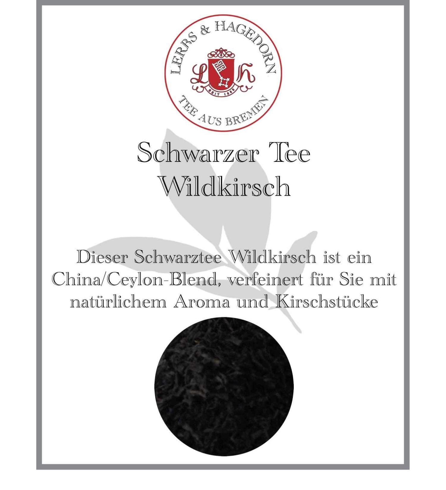  Lerbs & Hagedorn Wild cherry black tea 250g - Buy Online on GoSupps.com