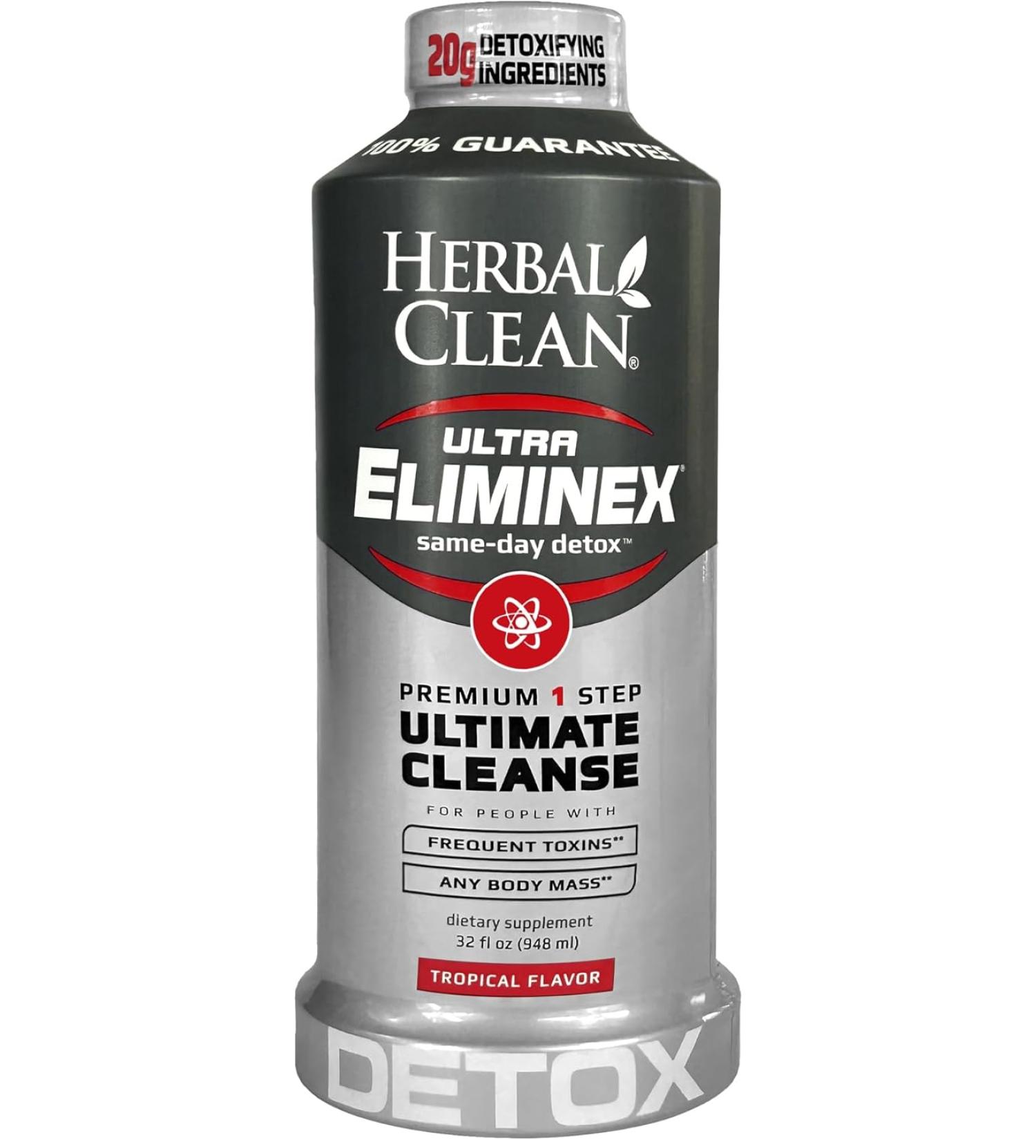 Herbal Clean Ultra Eliminex Premium 1 Step Ultimate Cleanse - Tropical Fruit - 32 Fl Oz. - Buy Online on GoSupps.com