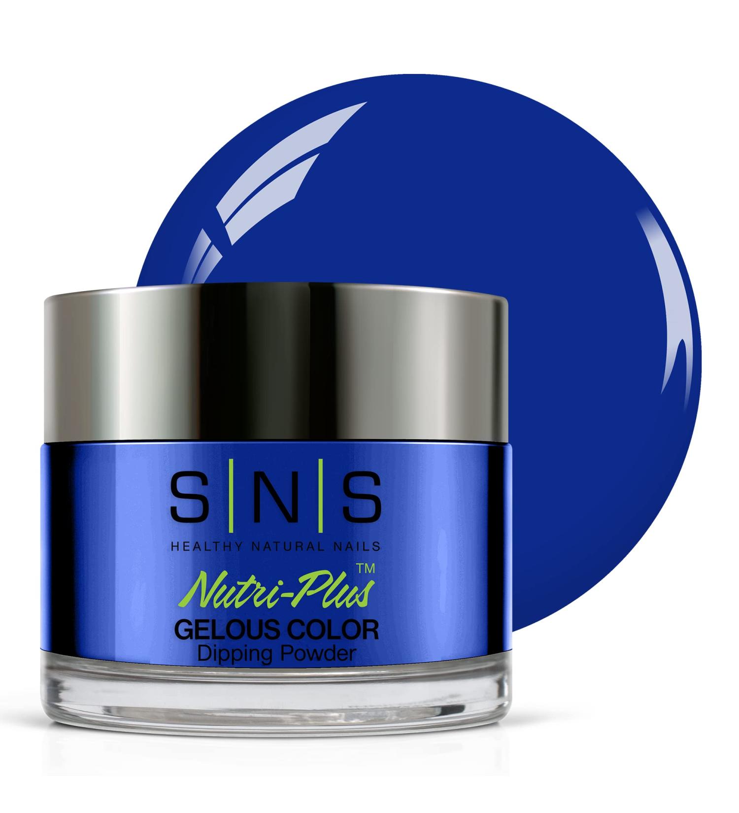 SNS Nail Dip Powder - Blue Razz (CS101) | Long-Lasting Color Low-Odor & No UV Needed - 1 oz for Perfect Nails - Buy Online on GoSupps.com