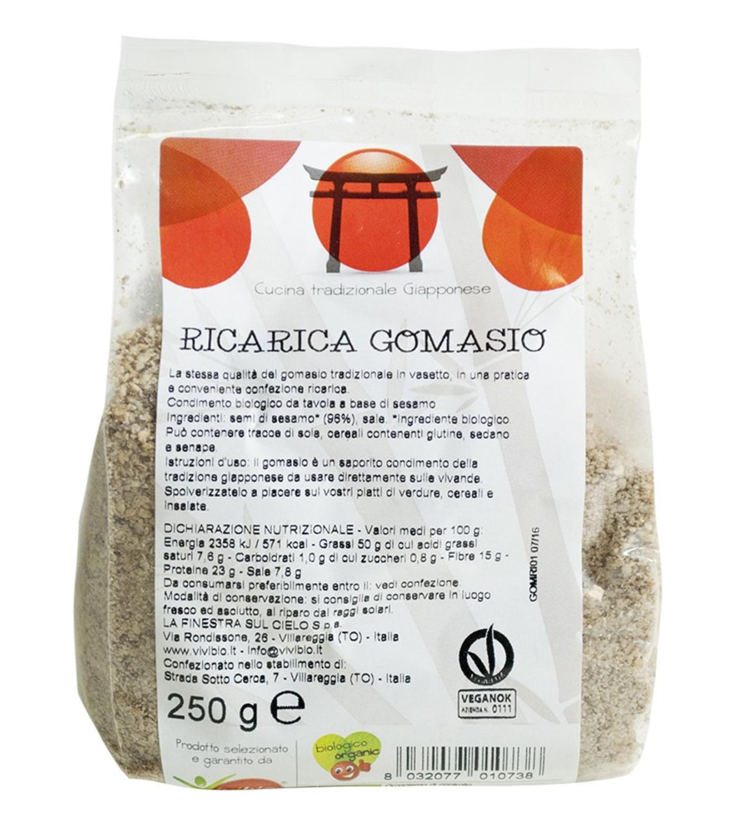 Vivibio Navulverpakking Gomasio BIO 250 g - Buy Online on GoSupps.com