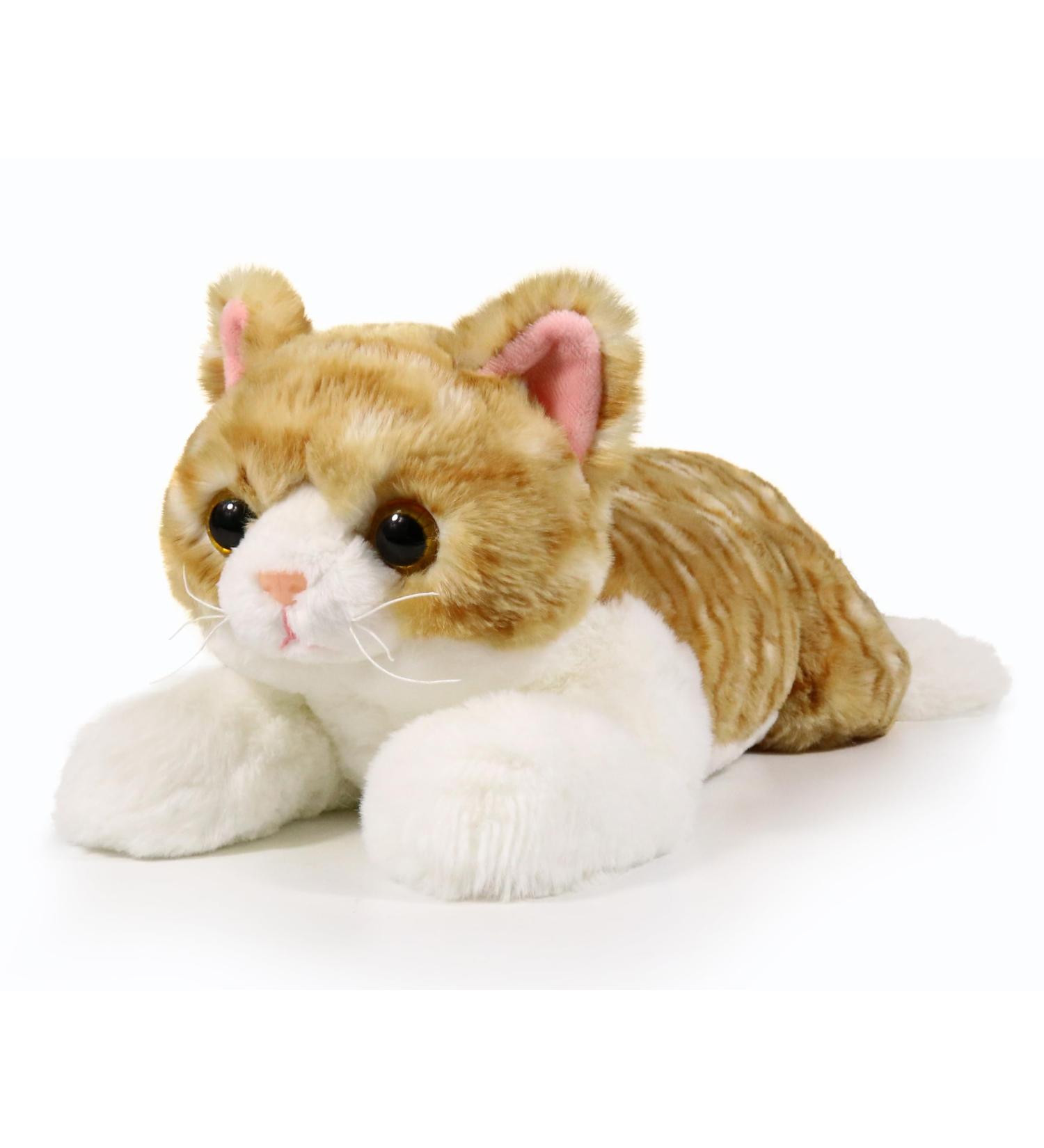 ICE KING BEAR 16 Inches Weighted Cat Soft Toy 1.2Kg Plush Large Stuffed Animal (Orange) - Buy Online on GoSupps.com