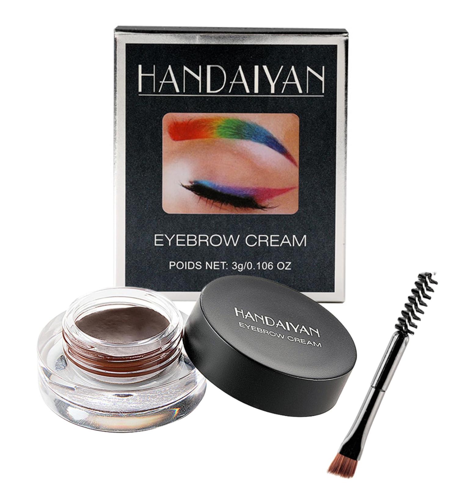 HISUNBEN Eyebrow pomade waterproof eyebrow gel eyebrow pomade with brush durable for dense and natural looking eyebrow1 - Buy Online on GoSupps.com