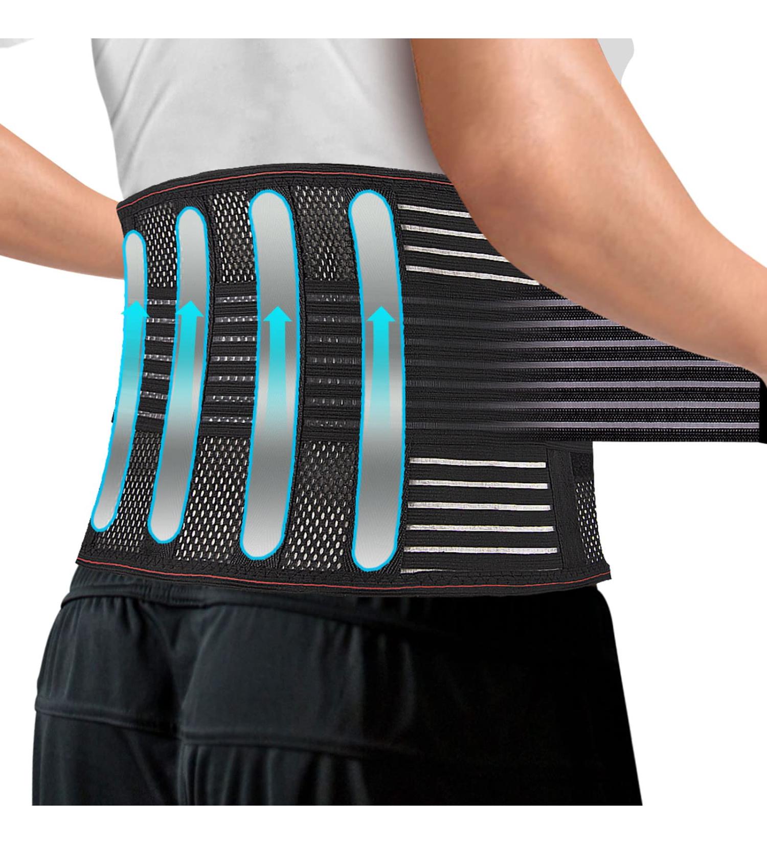 Lower Back Support Belt for Men/Women - Breathable Lumbar Support for Sciatica Pain Relief - XL 1XL Size (Waist 37.4-41.3) by A+ Choice - Buy Online on GoSupps.com