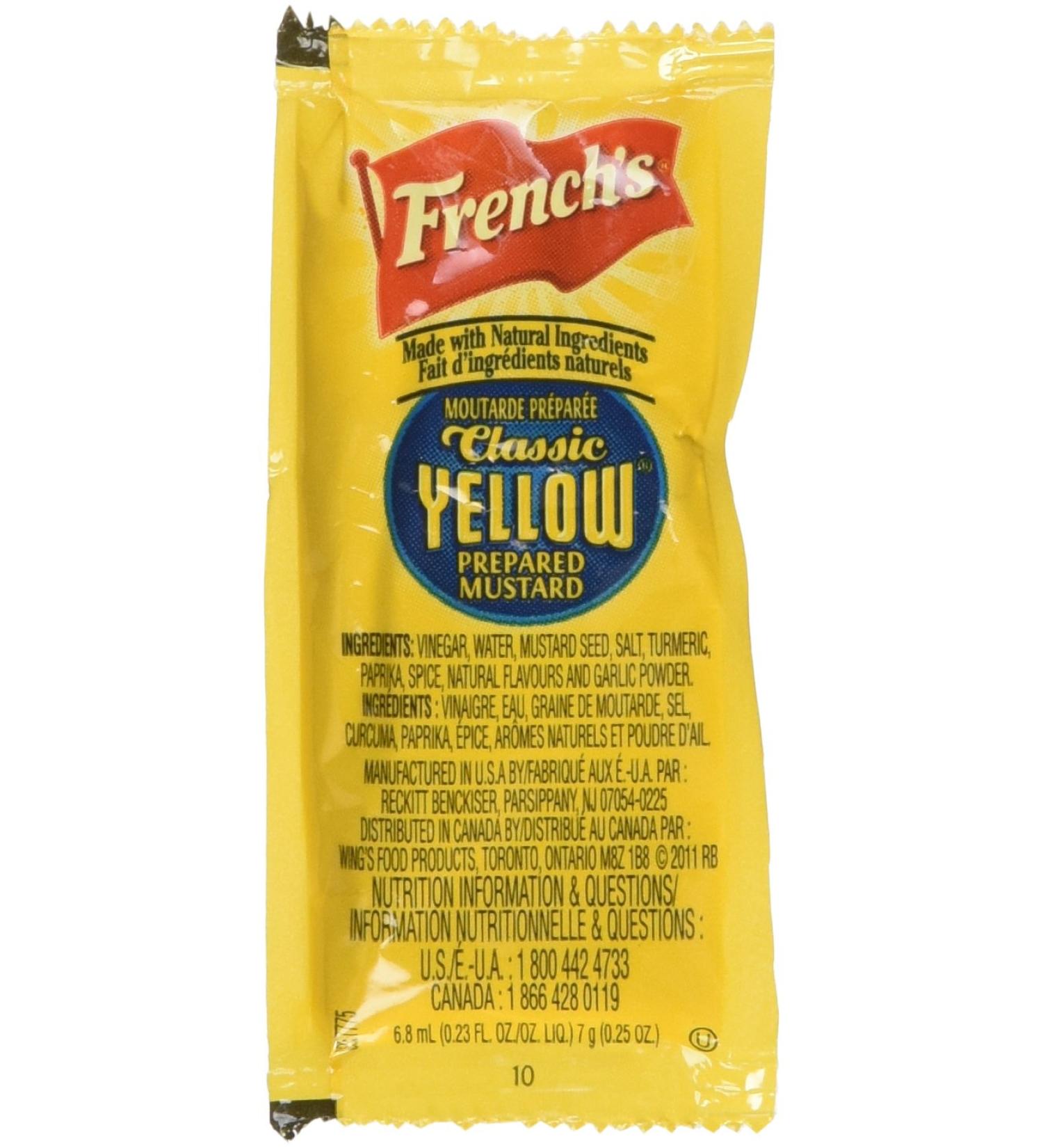 French's Mustard Packets - 0.23 oz (40 Pack) - Buy Online on GoSupps.com