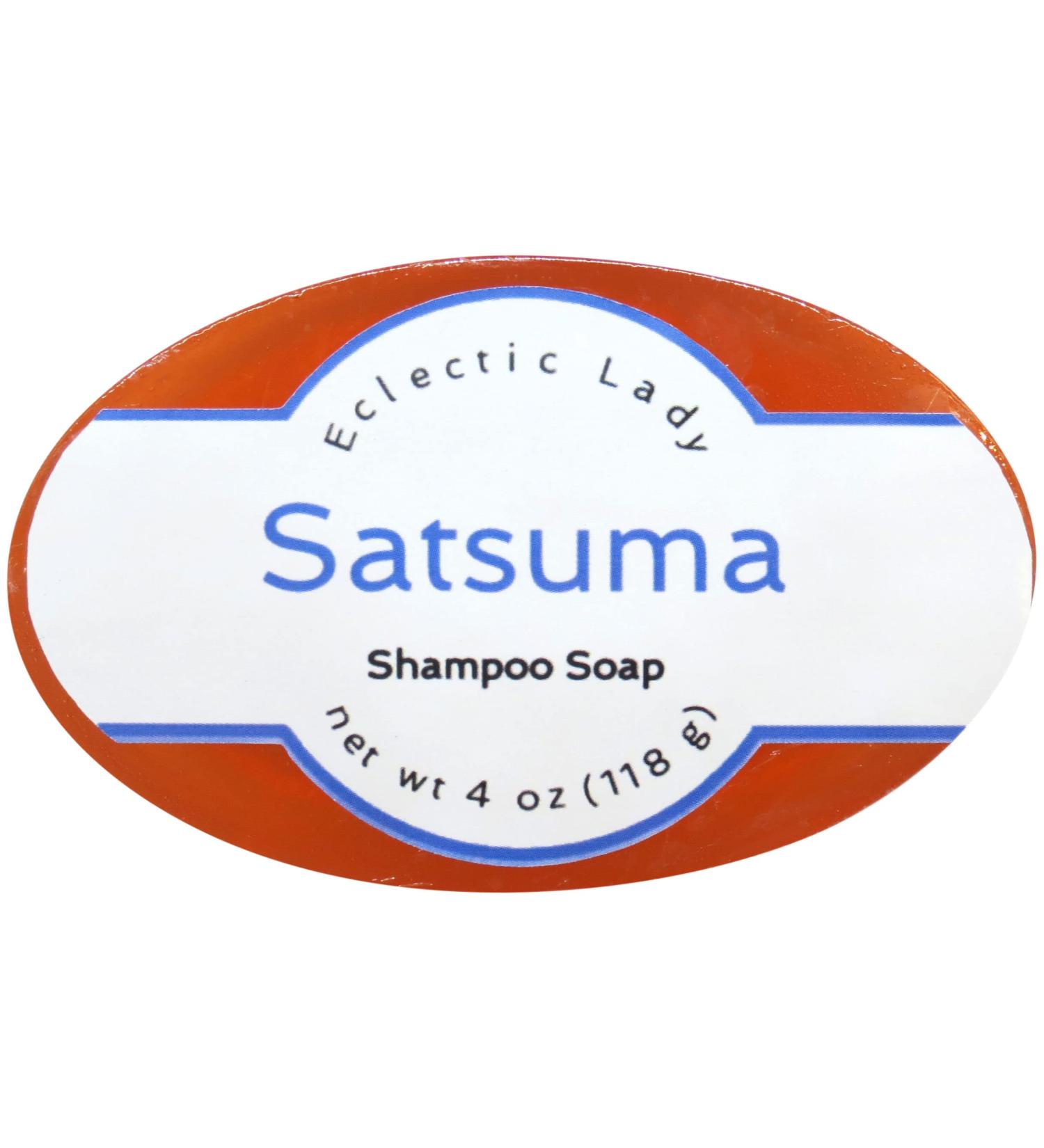 Shop Eclectic Lady Satsuma Shampoo Soap Bar - Argan Oil Silk & Honey Protein - 4 oz - Luxurious Natural Hair Care - Buy Online on GoSupps.com