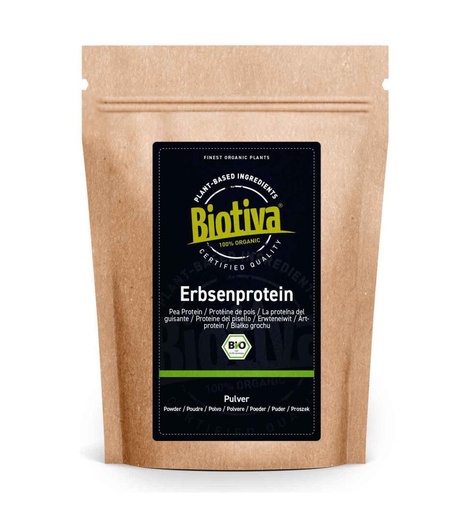 Organic Pea Protein Powder 3kg (3 x 1kg) - 83% Protein - 100% Pea Protein Isolate - Premium Quality - Gluten Soy and Lactose Free - Packaged and Controlled in - Buy Online on GoSupps.com