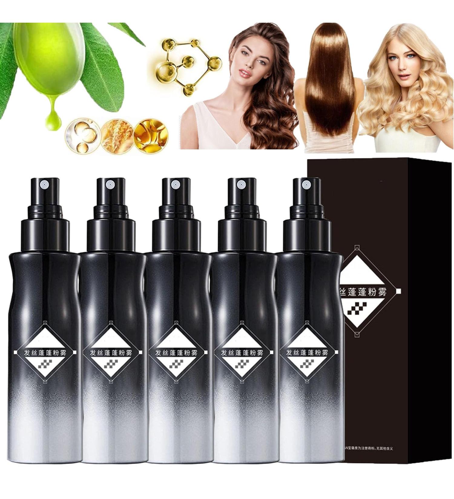 Moutew Hair Leave-in Volumizing Styling Spray Moutew Hair Spray Hair Enhancement Spray 120ml Volumizing Spray for Fine Hair Long-Lasting High Cranial Fluffing Spray for Women Men (5CPS) - Buy Online on GoSupps.com