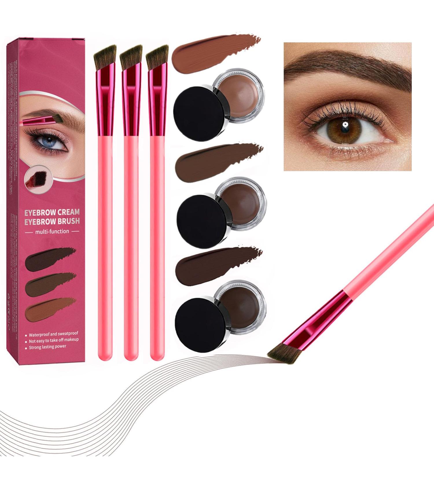 Nimecal Eyebrow Nimecal Eyebrow Gel Nimecal Home Eyebrow Care Kit 4D Laminated Anjoize 4D Laminated Brow Grooming Kit Multifunction Eyebrow Brush With Waterproof Eyebrow Gel (3colors) - Buy Online on GoSupps.com
