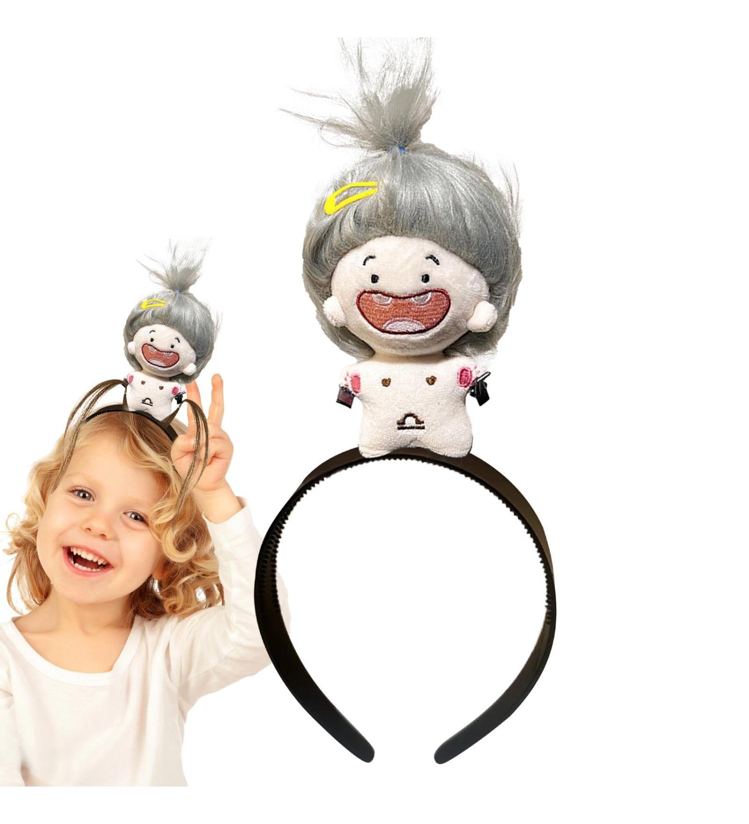 Doll Headband - Constellation Doll Hairband Cute Hairhoops | Cute Hairhoops for Styling Makeup Fashion Plush Doll Hairband for Girls Kids Libra - Buy Online on GoSupps.com