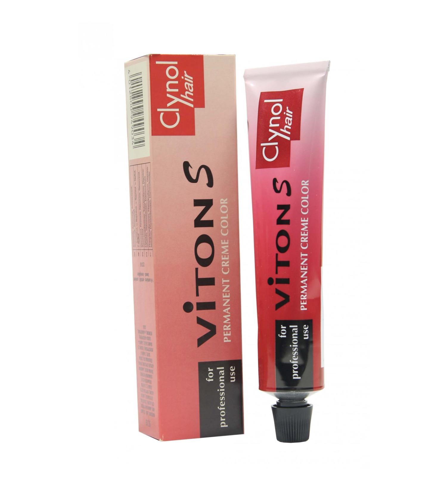 Clynol Viton S ICC Permanent Hair Color Coloration Cream 60ml - Various Shades - # ICC 76 Havana warm red Blonde