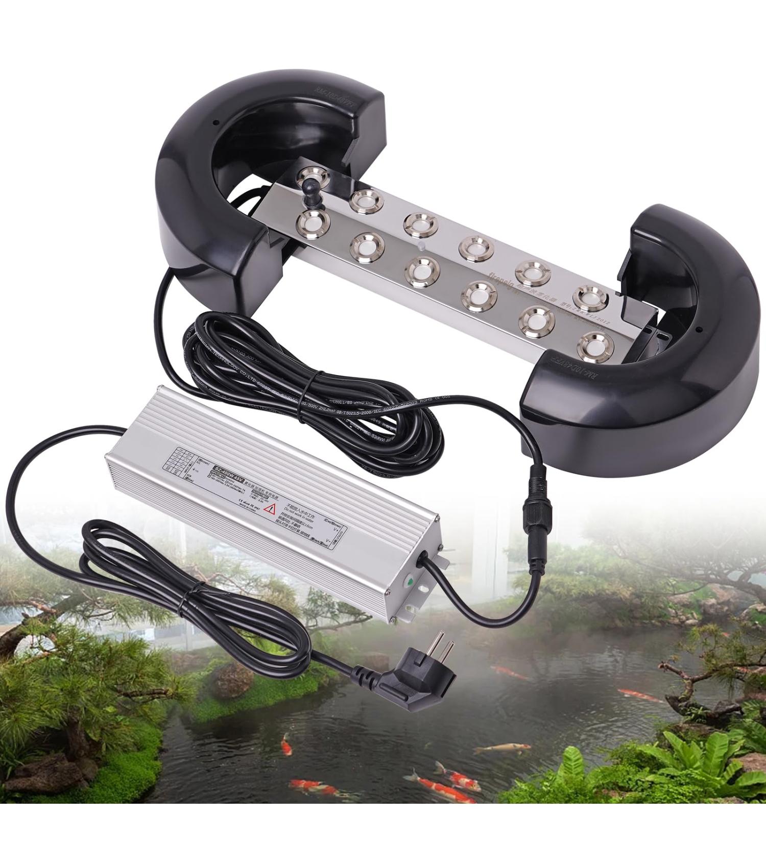 Buy Mogoulua 12 Head Ultrasound Fog Maker - 400W Waterproof Humidifier for Horticulture & Landscape - 8.5L/H Fog Output - Buy Online on GoSupps.com